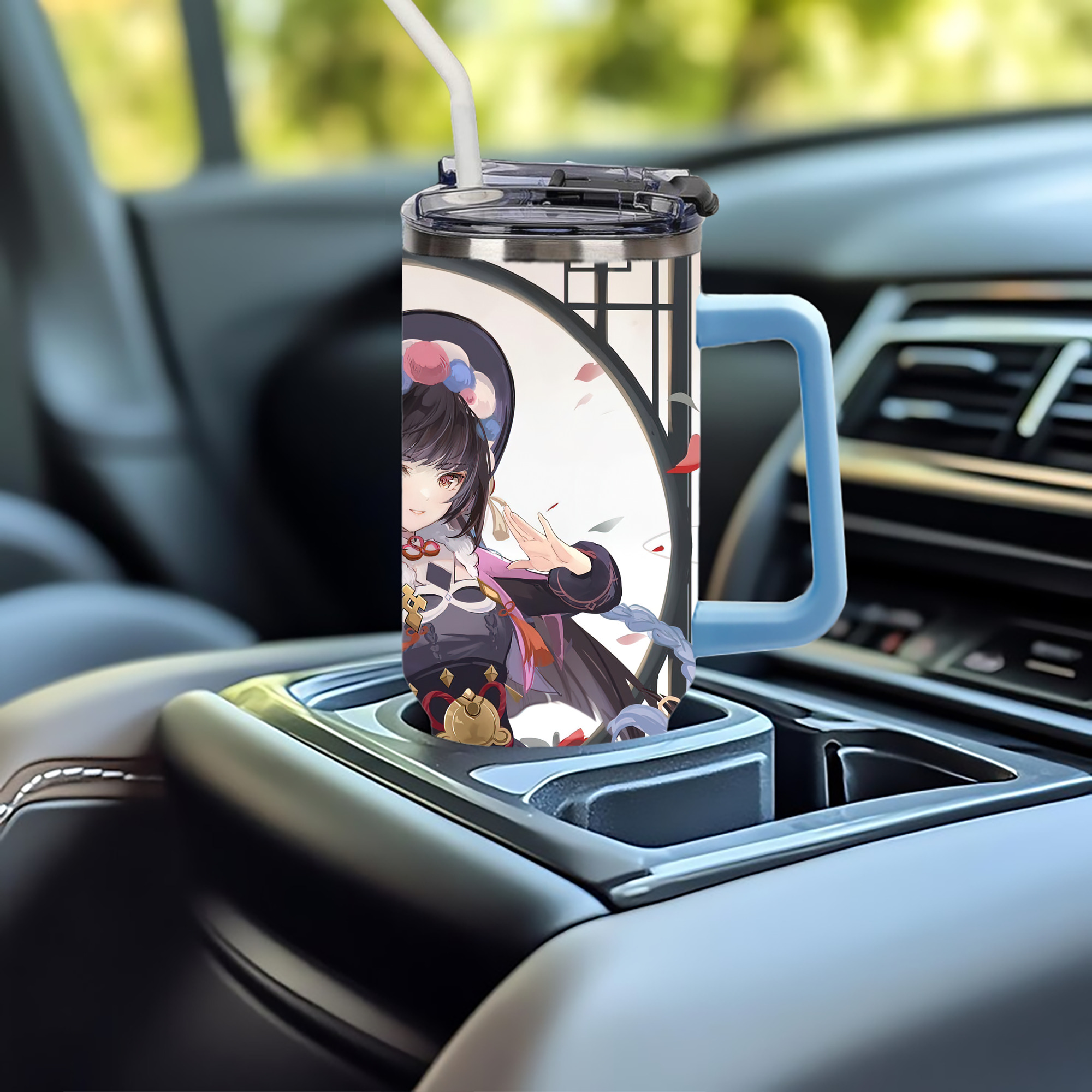 げんし神 genshin 1200ｍLフルプリント車用タンブラー