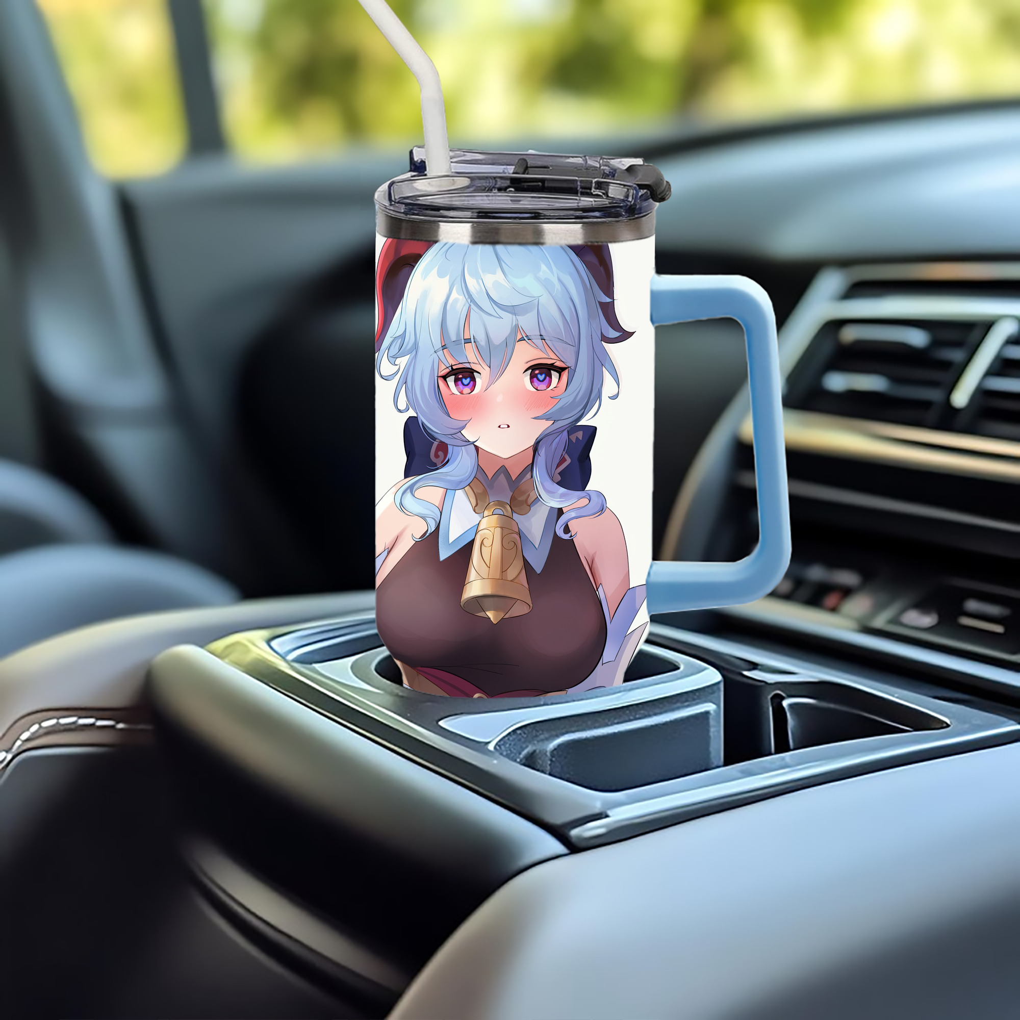 げんし神 genshin 1200ｍLフルプリント車用タンブラー