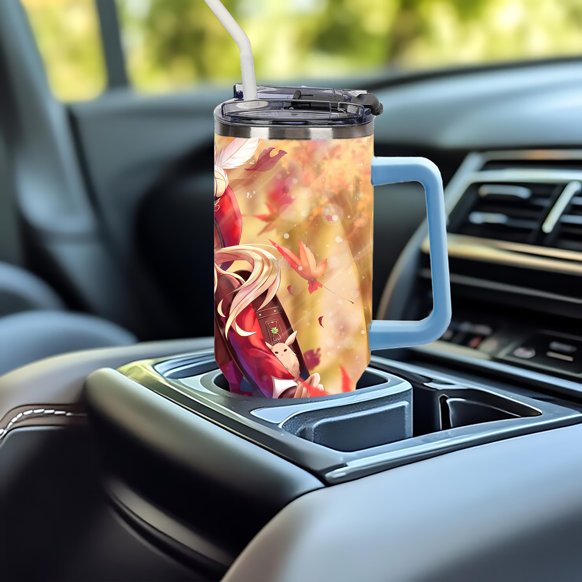 げんし神 genshin 1200ｍLフルプリント車用タンブラー