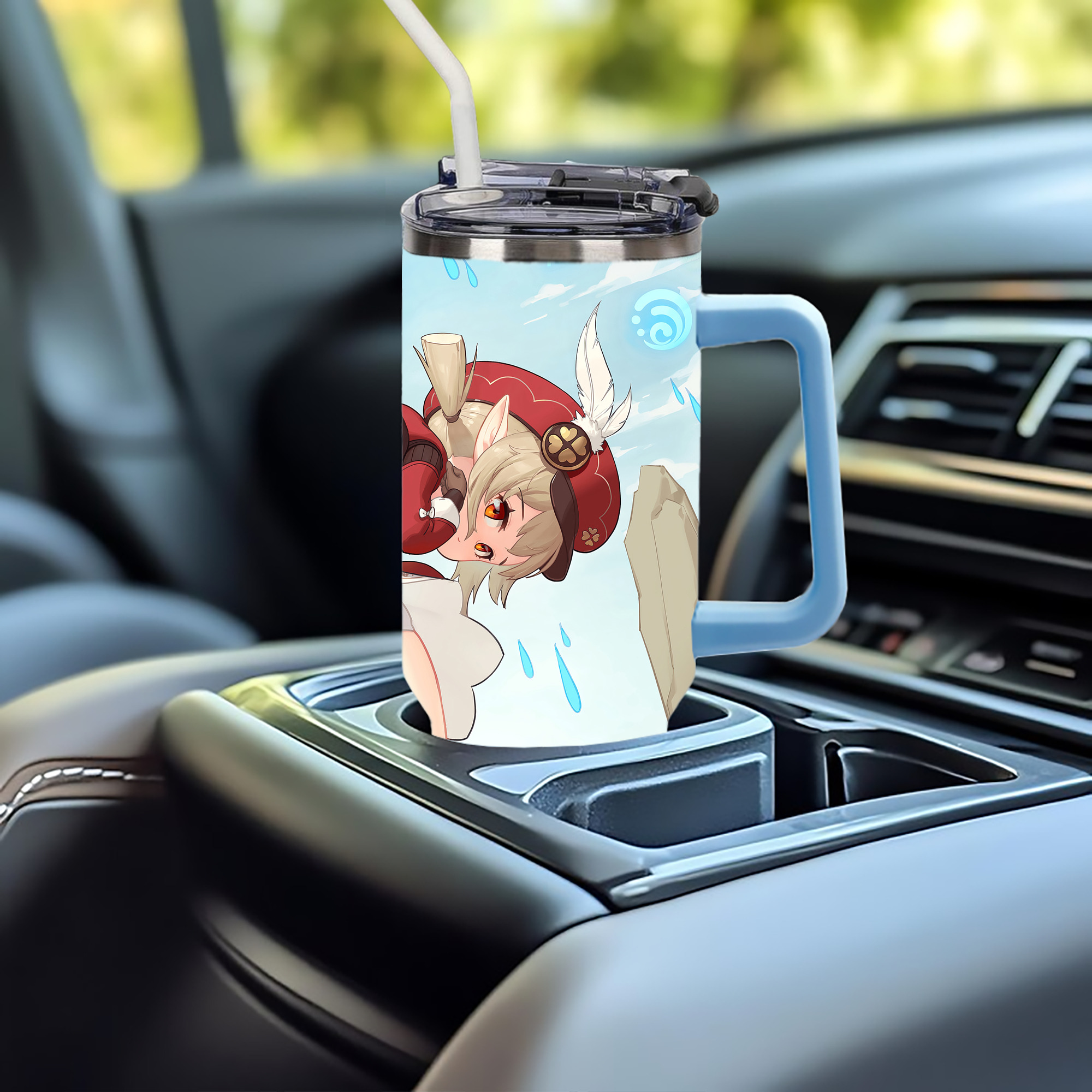 げんし神 genshin 1200ｍLフルプリント車用タンブラー