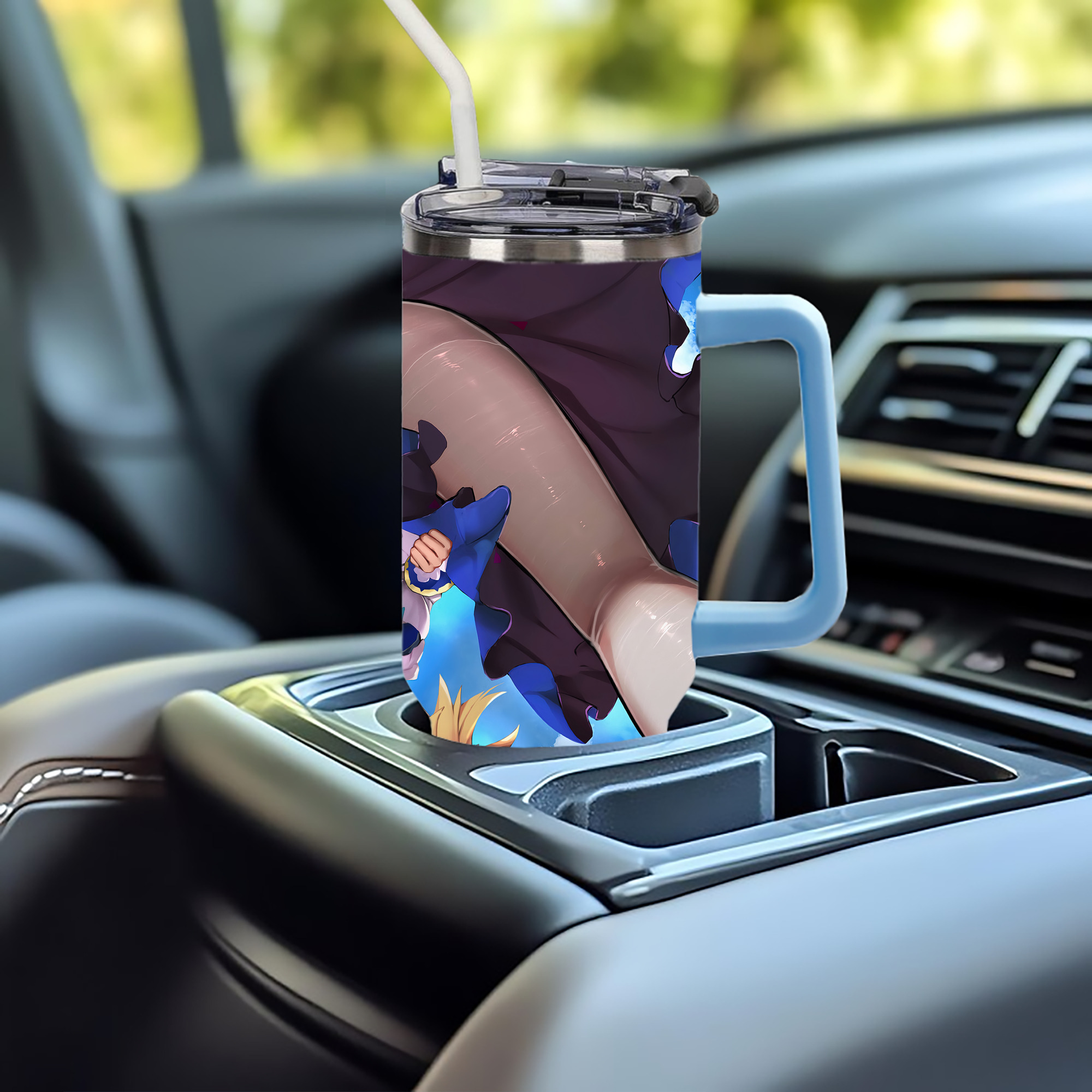 げんし神 genshin 1200ｍLフルプリント車用タンブラー