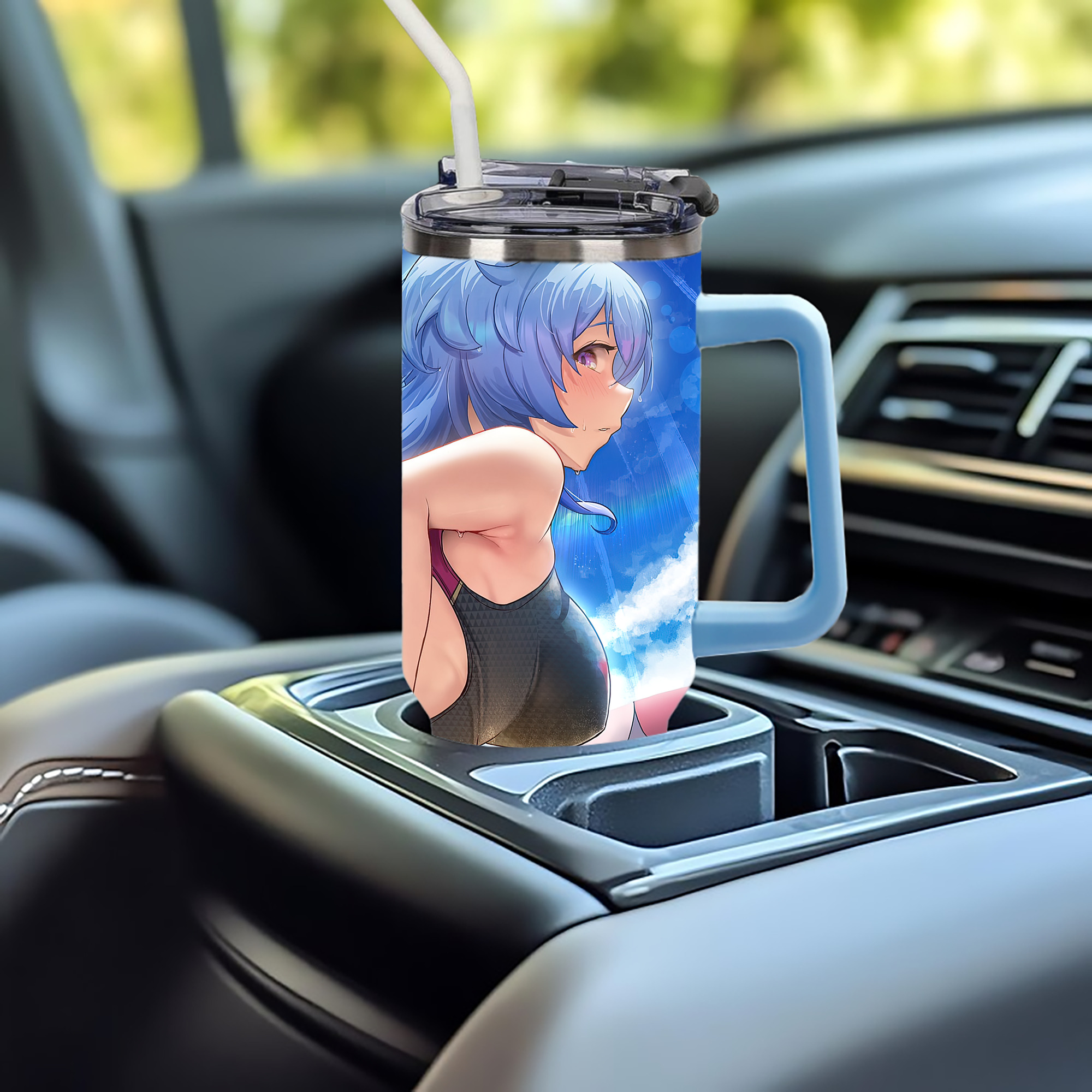 げんし神 genshin 1200ｍLフルプリント車用タンブラー