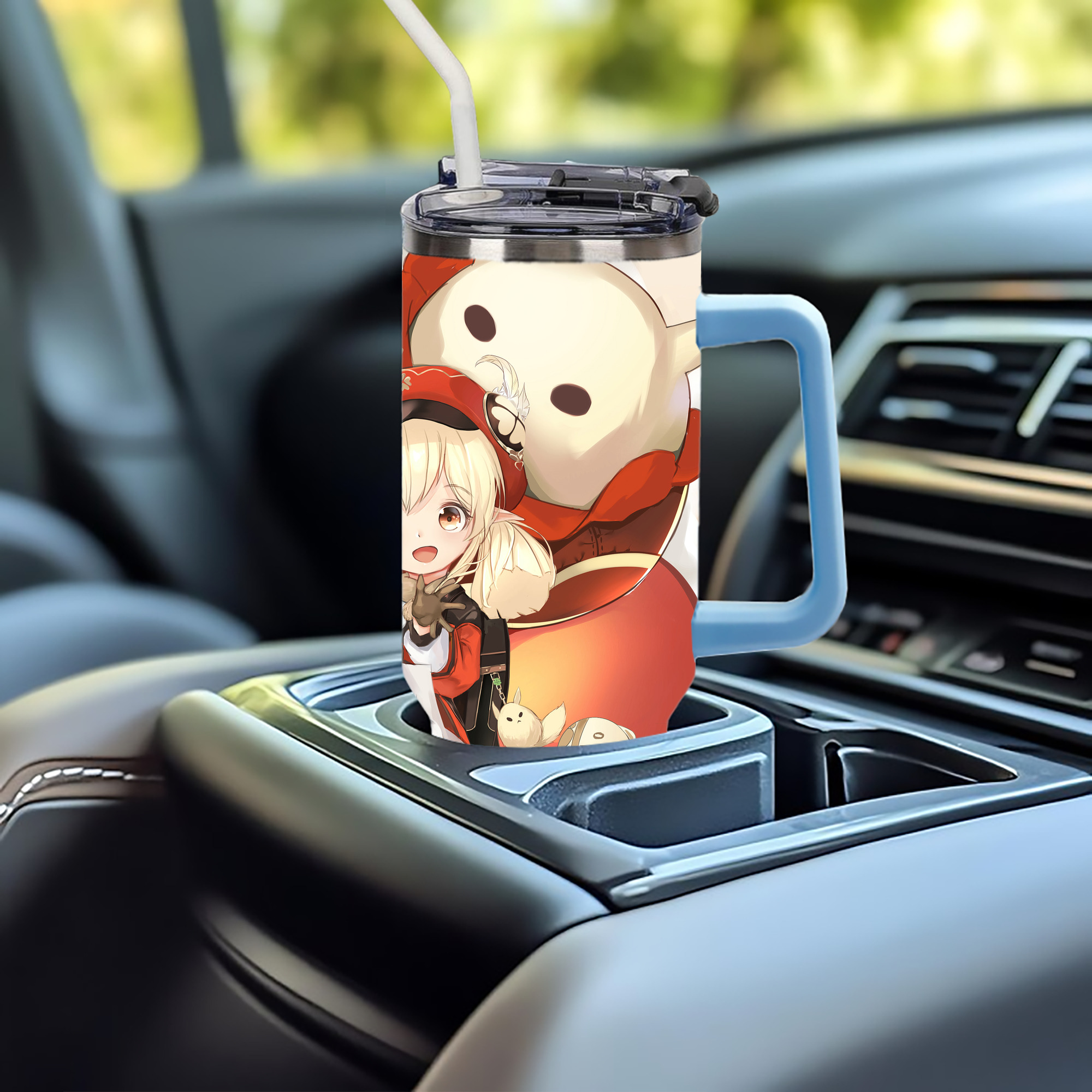 げんし神 genshin 1200ｍLフルプリント車用タンブラー