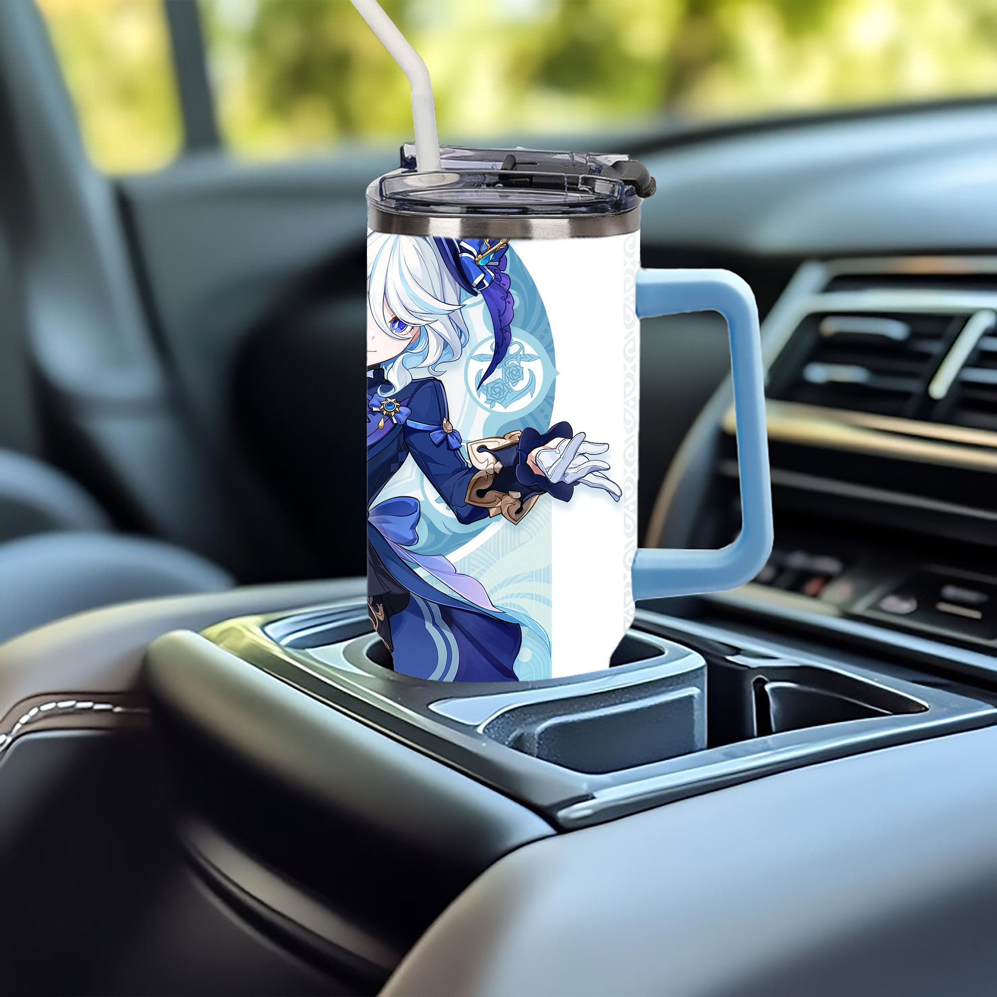 げんし神 genshin 1200ｍLフルプリント車用タンブラー