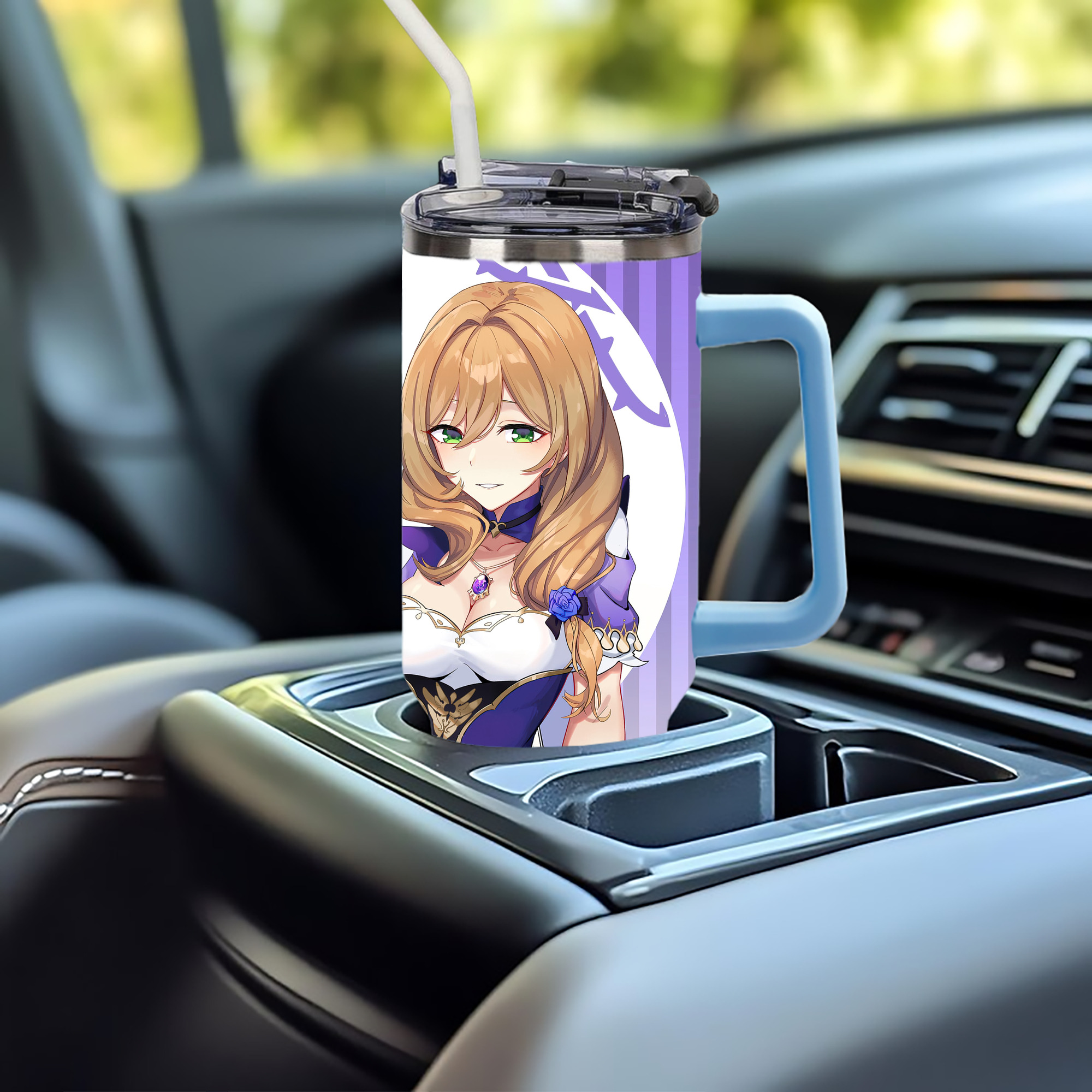 げんし神 genshin 1200ｍLフルプリント車用タンブラー