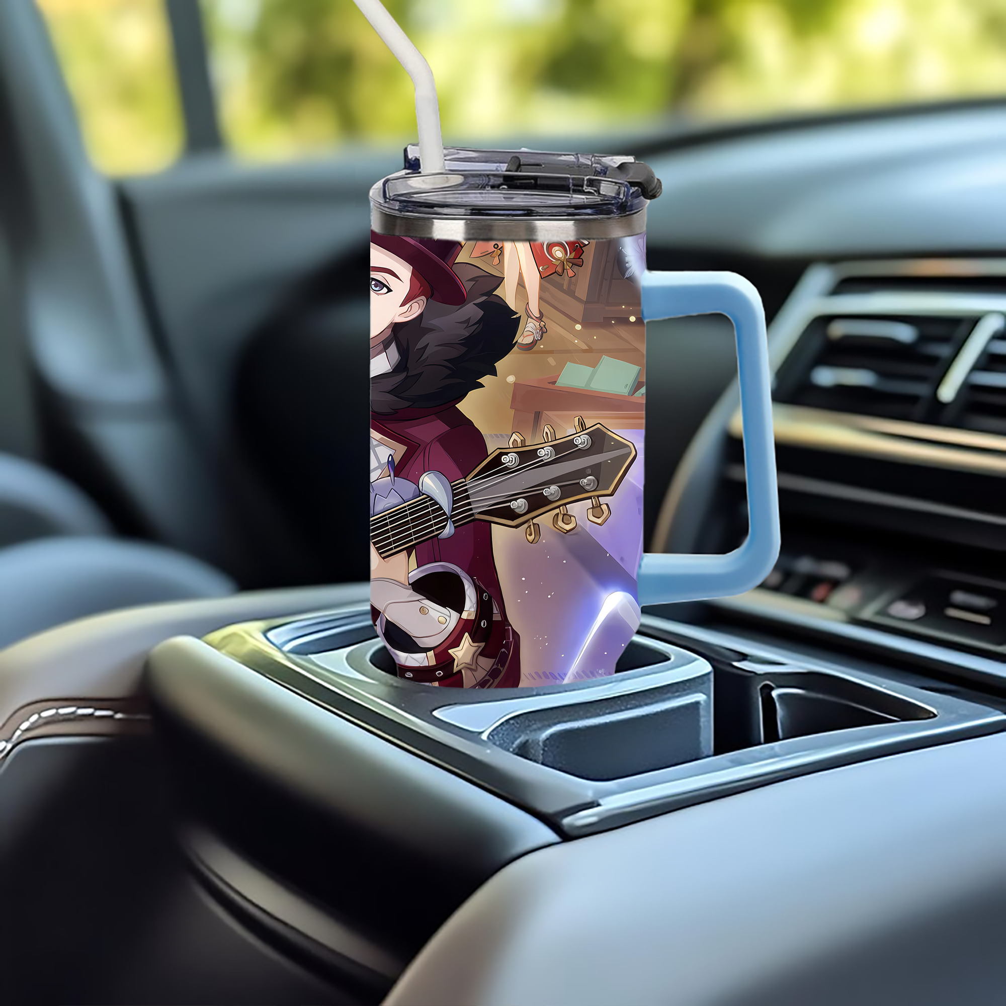 げんし神 genshin 1200ｍLフルプリント車用タンブラー