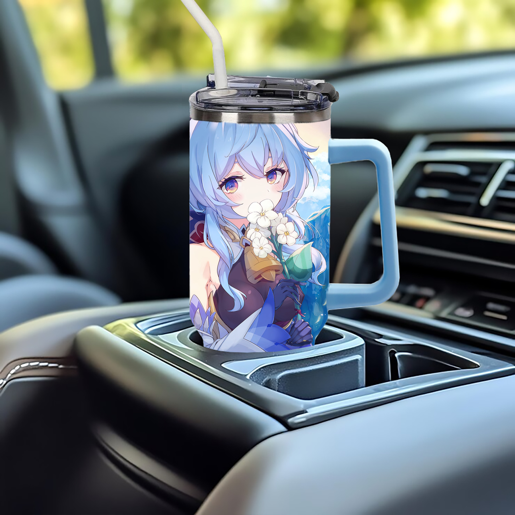 げんし神 genshin 1200ｍLフルプリント車用タンブラー