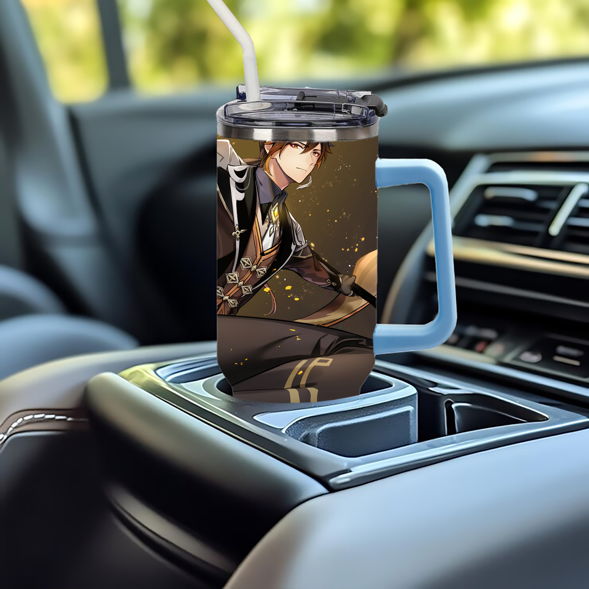 げんし神 genshin 1200ｍLフルプリント車用タンブラー