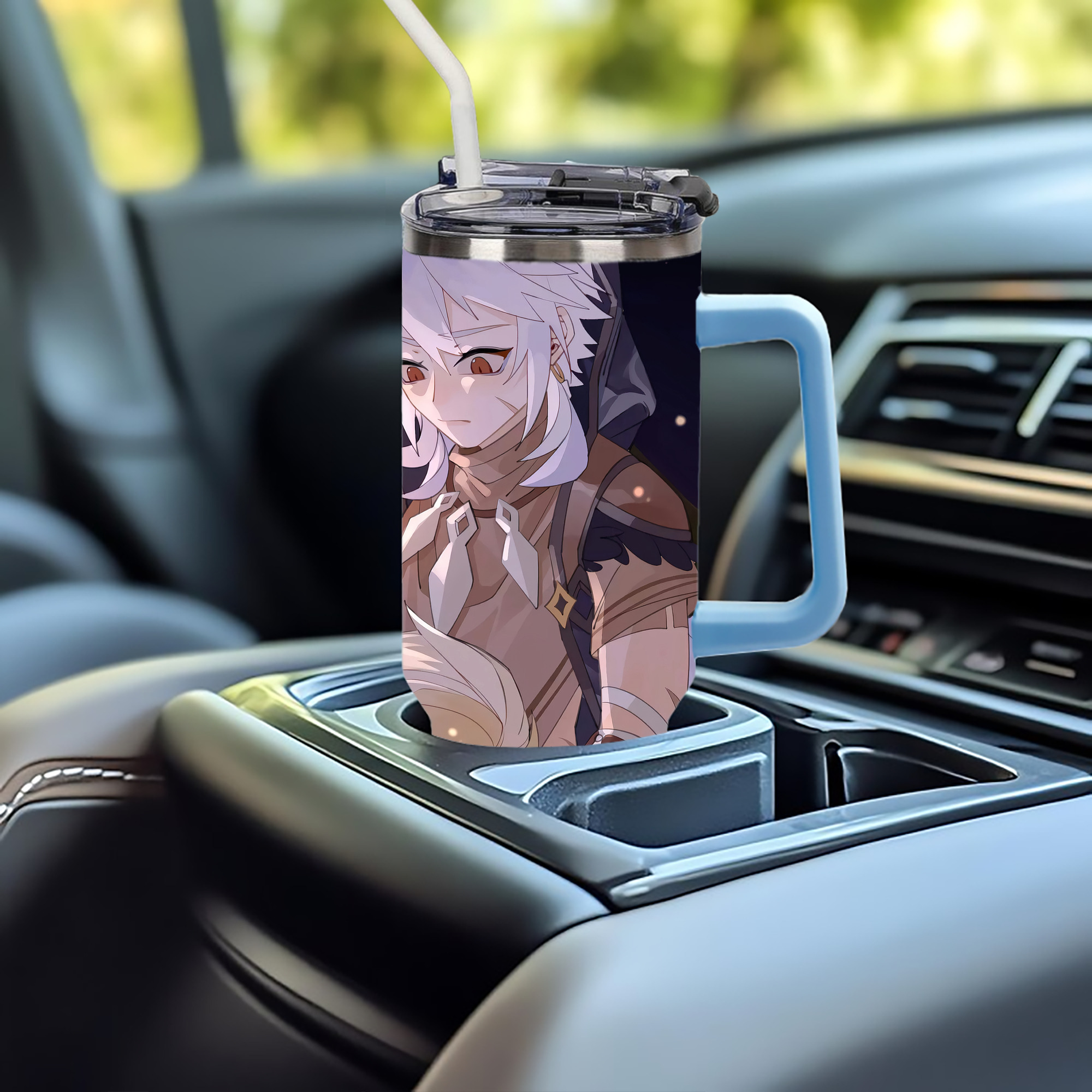 げんし神 genshin 1200ｍLフルプリント車用タンブラー