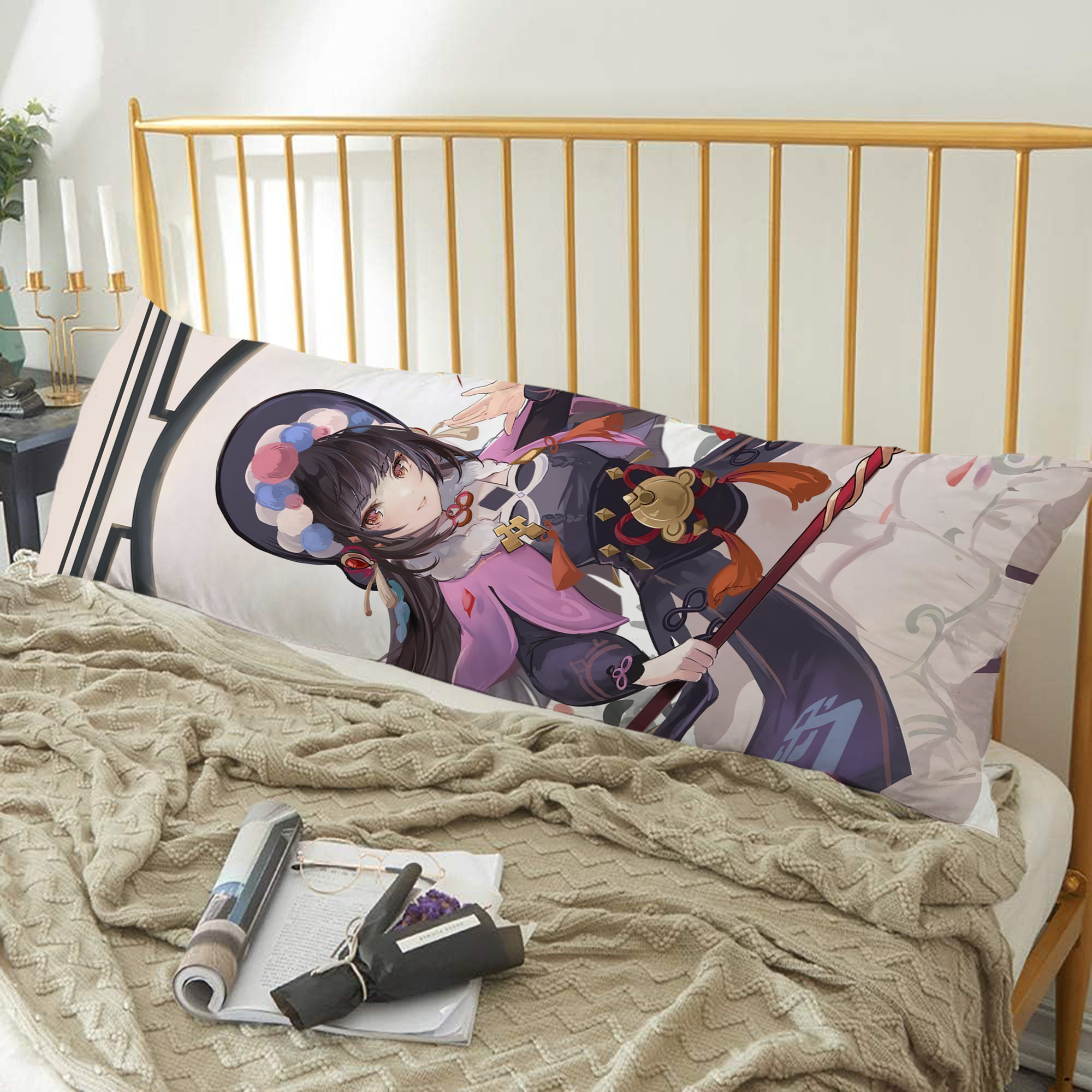 げんし神 genshin ロング抱き枕カバー 両面プリントタイプ（サイズ選択可）