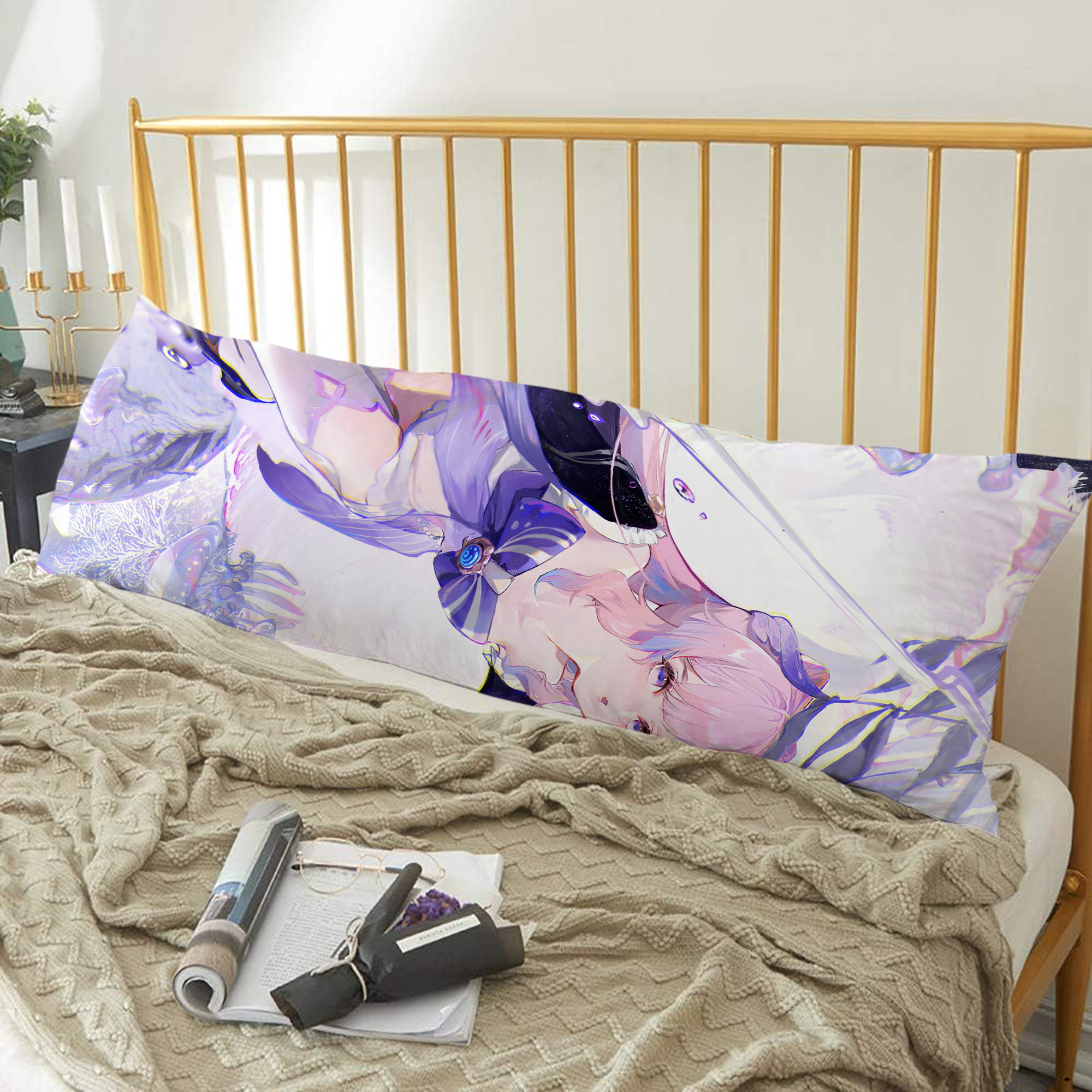 げんし神 genshin ロング抱き枕カバー 両面プリントタイプ（サイズ選択可）