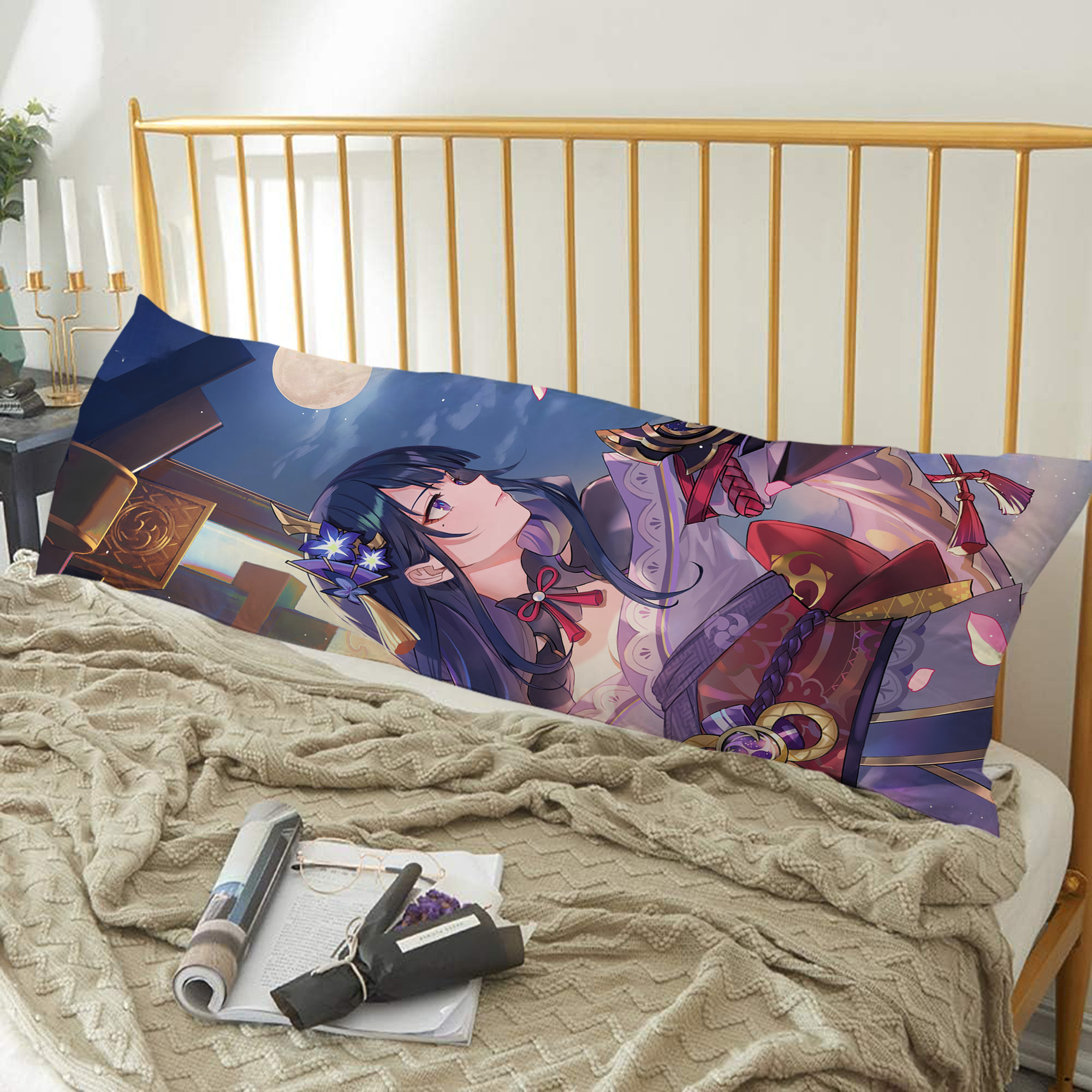 げんし神 genshin ロング抱き枕カバー 両面プリントタイプ（サイズ選択可）