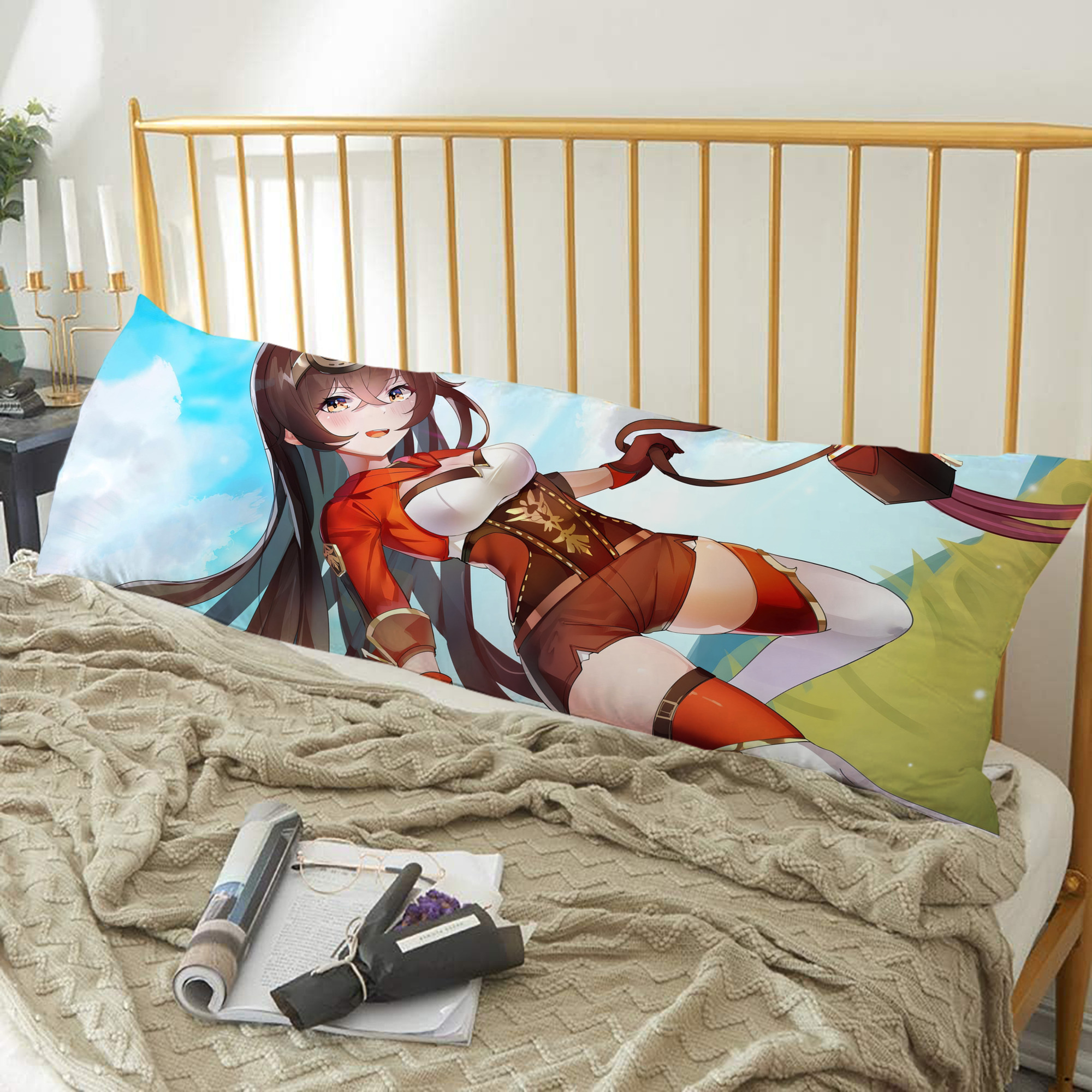 げんし神 genshin ロング抱き枕カバー 両面プリントタイプ（サイズ選択可）