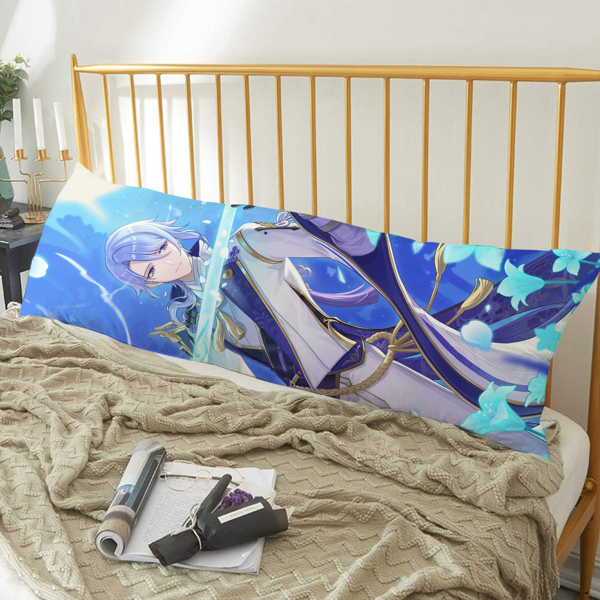 げんし神 genshin ロング抱き枕カバー 両面プリントタイプ（サイズ選択可）