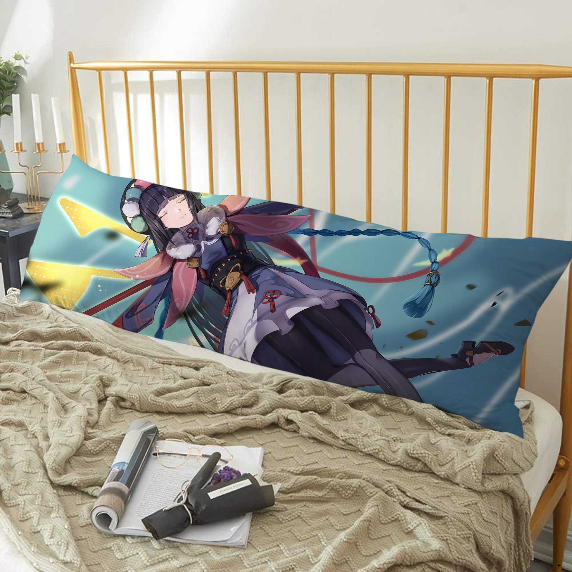 げんし神 genshin ロング抱き枕カバー 両面プリントタイプ（サイズ選択可）