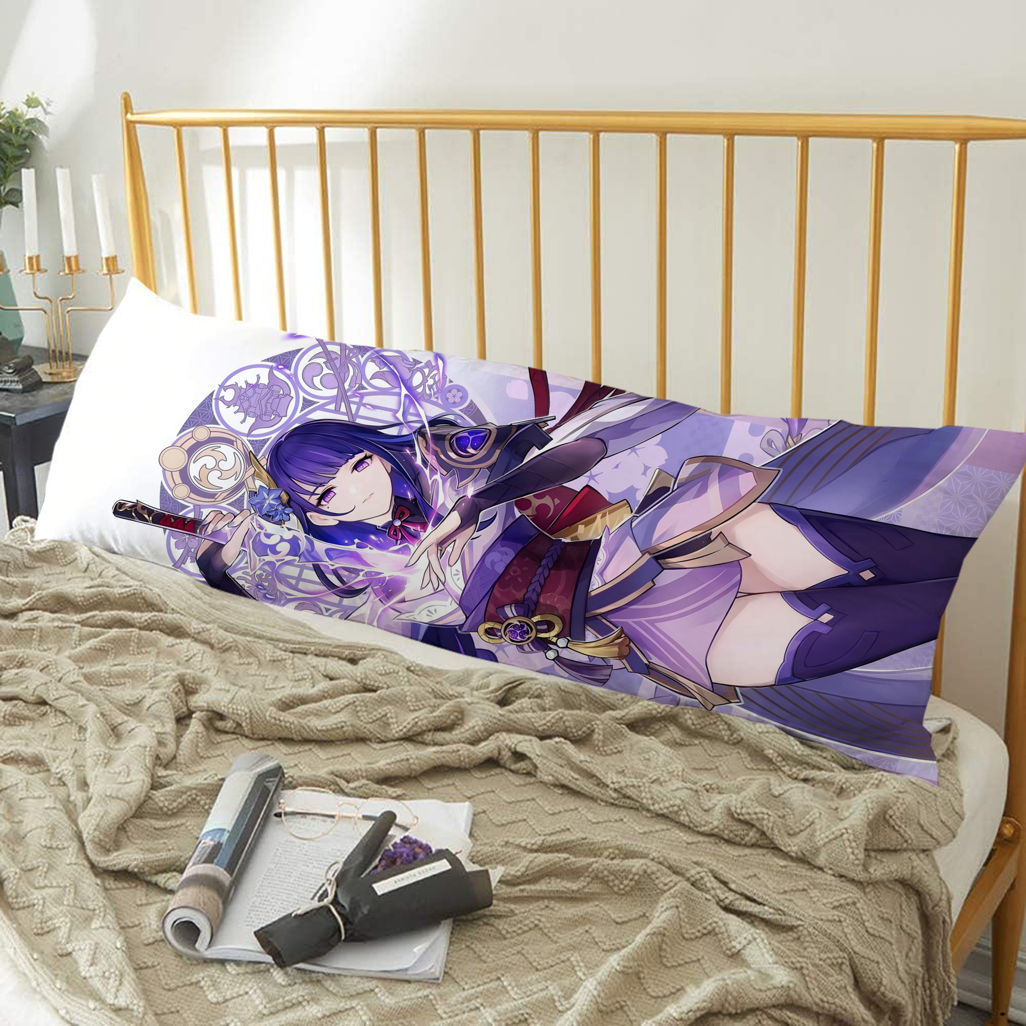 げんし神 genshin ロング抱き枕カバー 両面プリントタイプ（サイズ選択可）