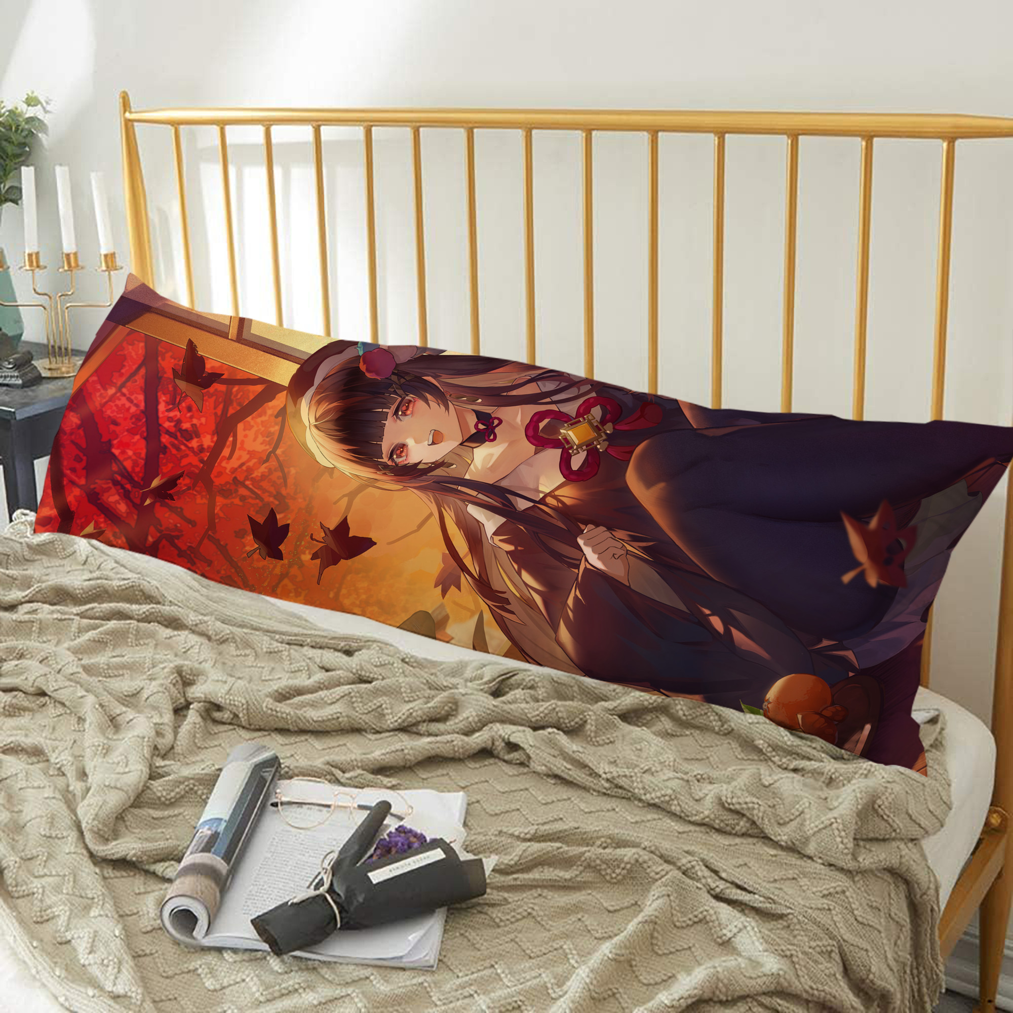 げんし神 genshin ロング抱き枕カバー 両面プリントタイプ（サイズ選択可）