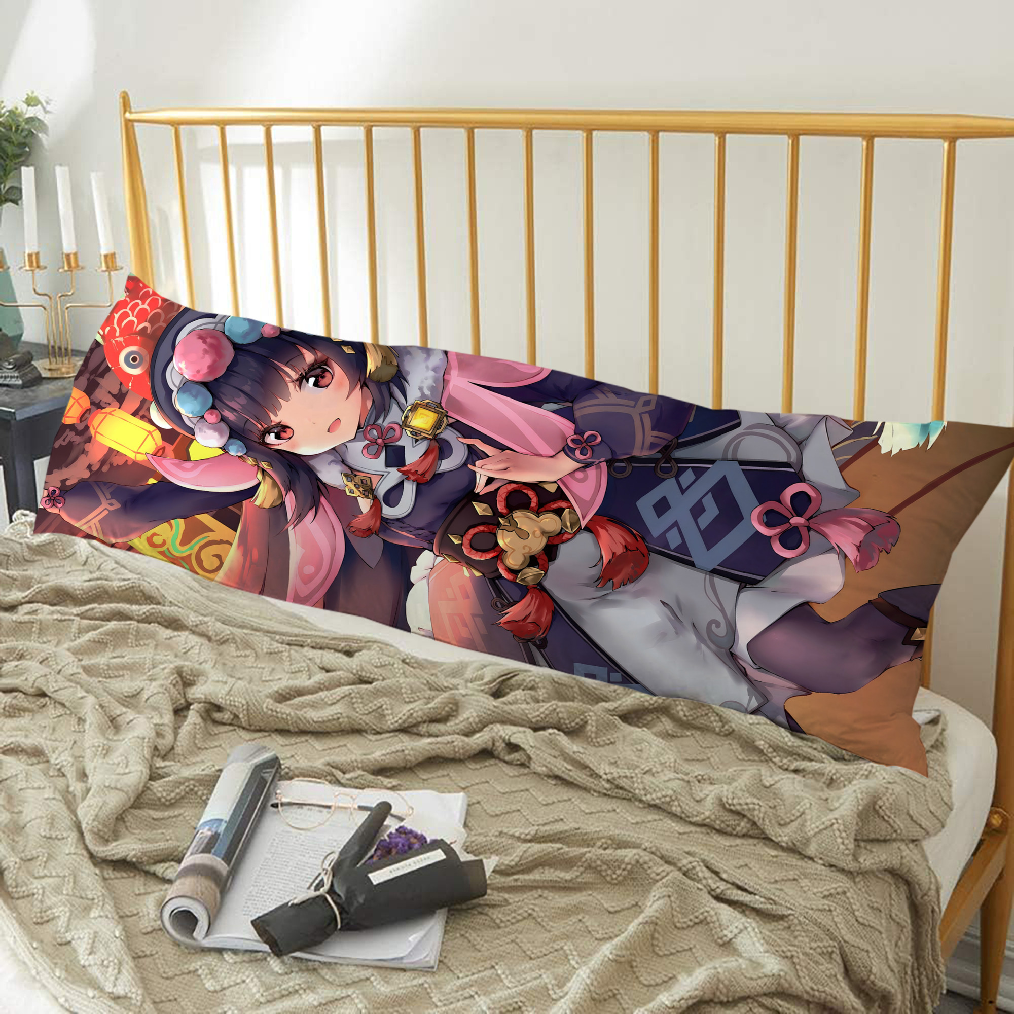 げんし神 genshin ロング抱き枕カバー 両面プリントタイプ（サイズ選択可）