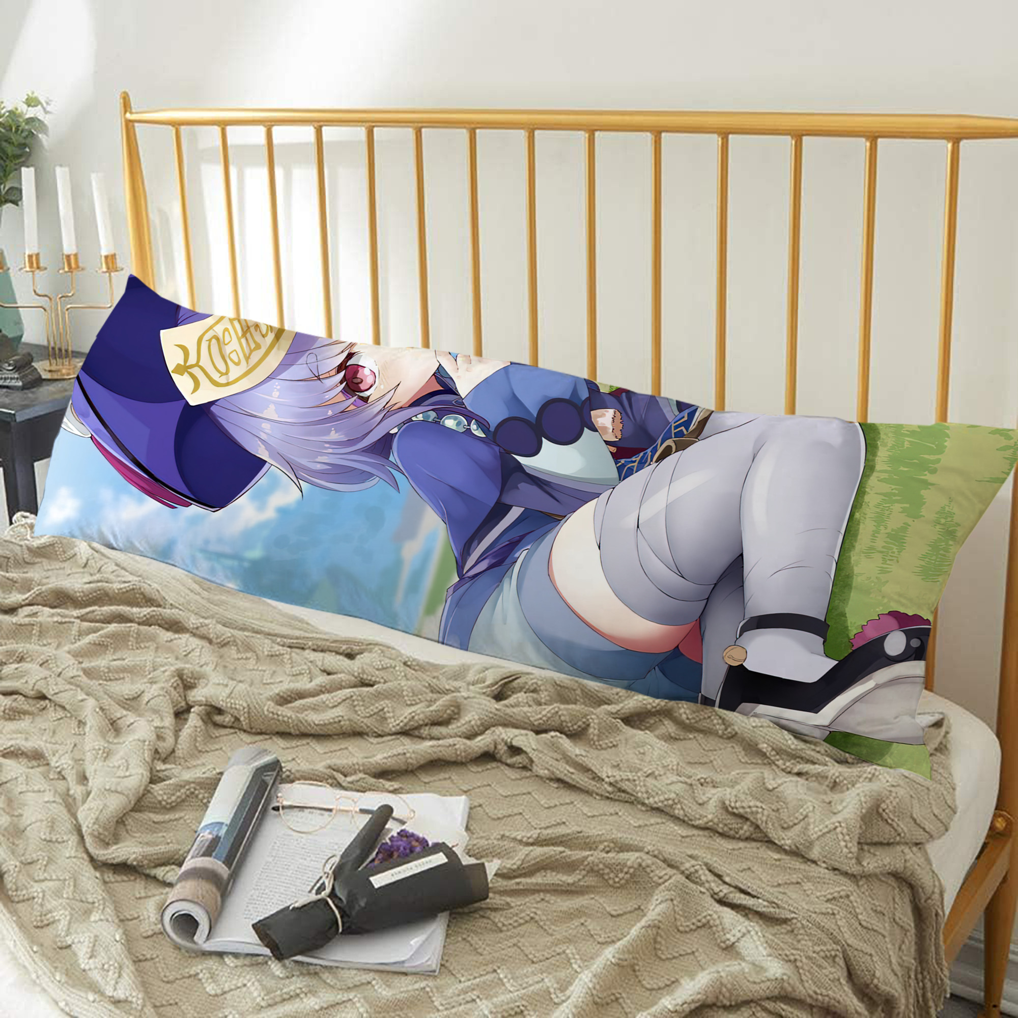 げんし神 genshin ロング抱き枕カバー 両面プリントタイプ（サイズ選択可）