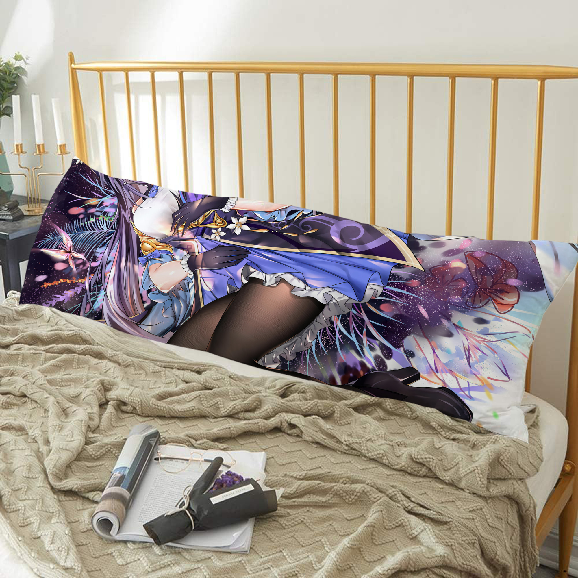 げんし神 genshin ロング抱き枕カバー 両面プリントタイプ（サイズ選択可）