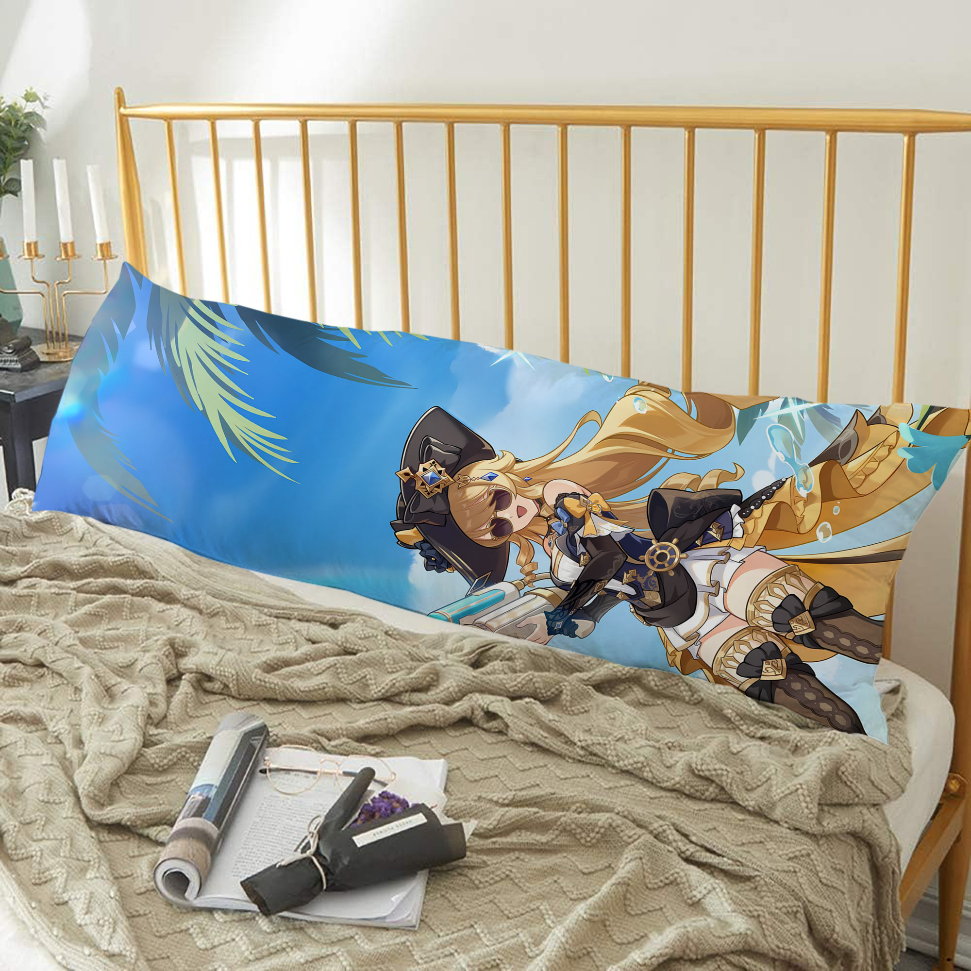 げんし神 genshin ロング抱き枕カバー 両面プリントタイプ（サイズ選択可）