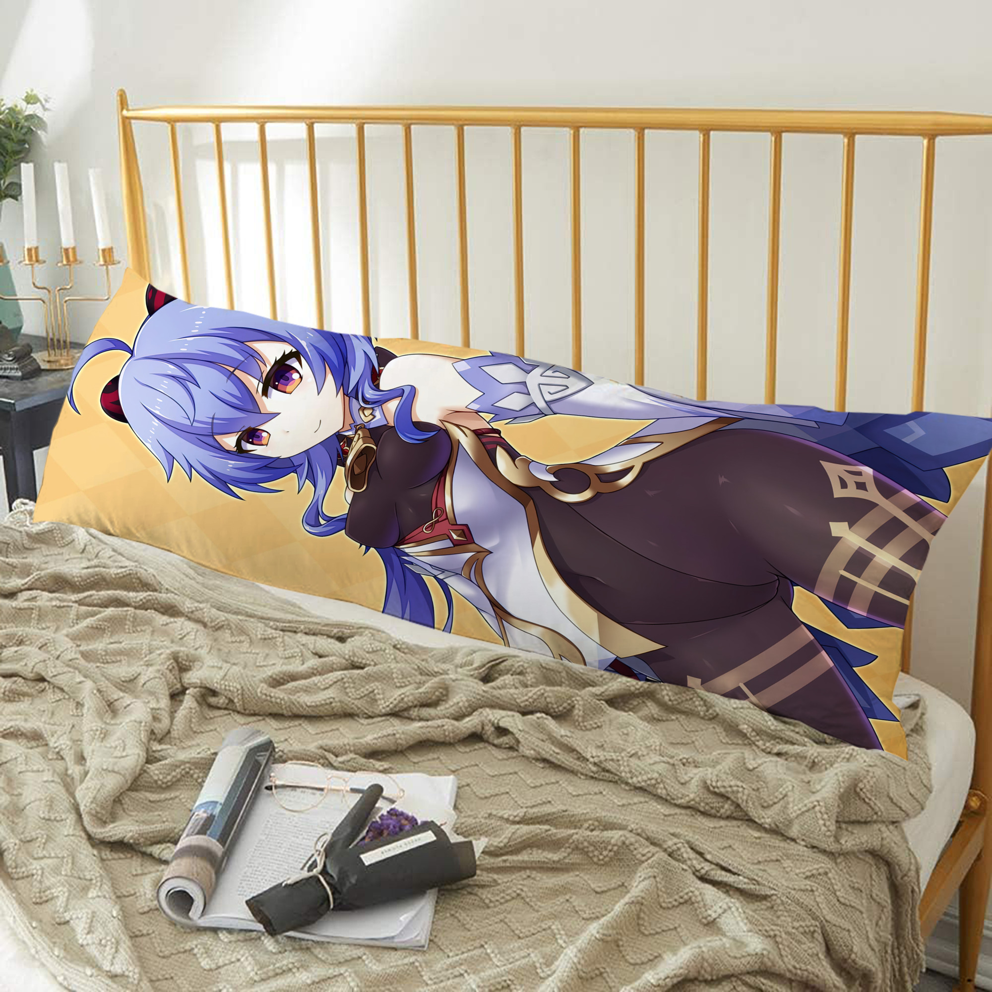 げんし神 genshin ロング抱き枕カバー 両面プリントタイプ（サイズ選択可）