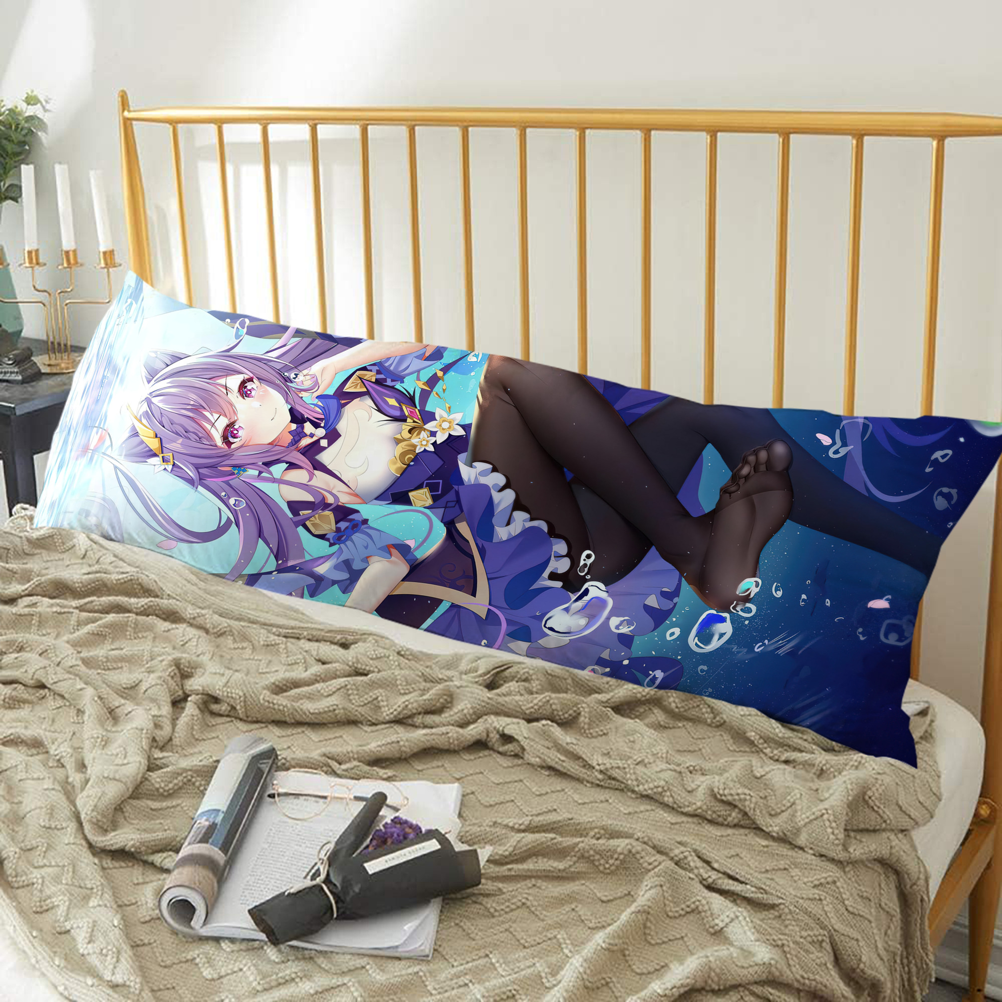 げんし神 genshin ロング抱き枕カバー 両面プリントタイプ（サイズ選択可）