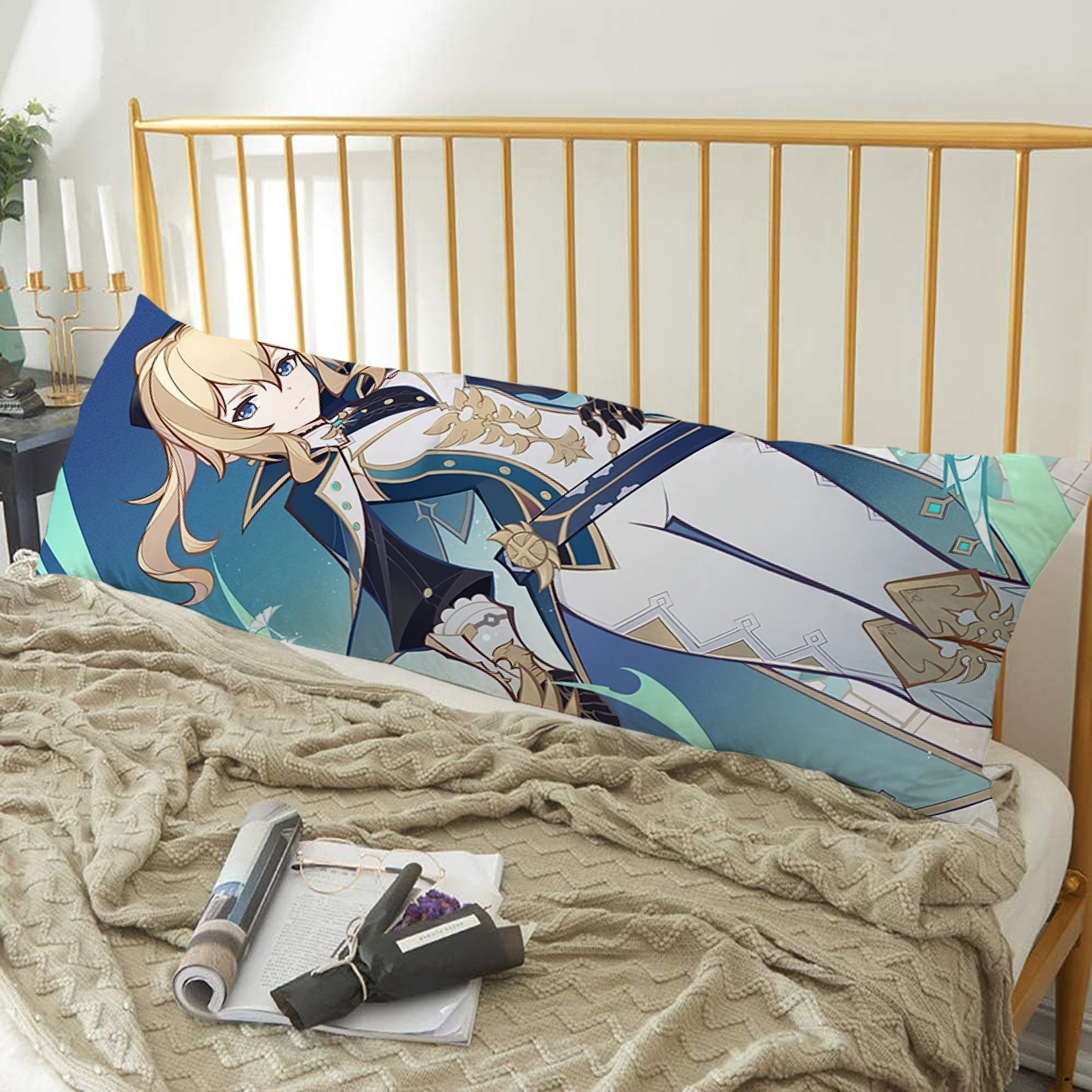 げんし神 genshin ロング抱き枕カバー 両面プリントタイプ（サイズ選択可）