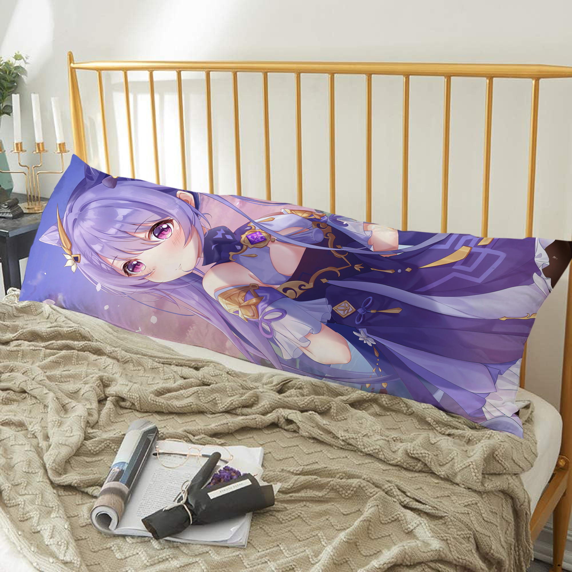 げんし神 genshin ロング抱き枕カバー 両面プリントタイプ（サイズ選択可）