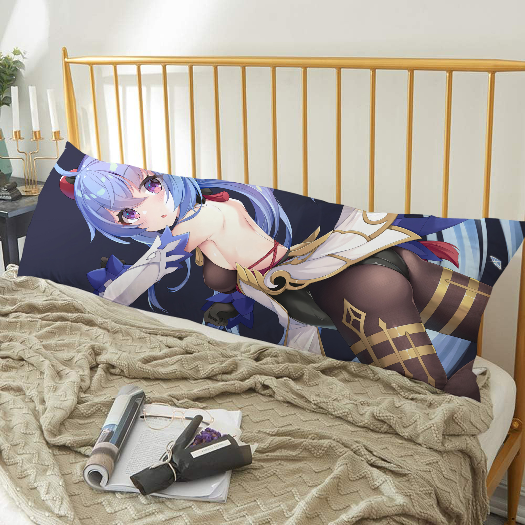 げんし神 genshin ロング抱き枕カバー 両面プリントタイプ（サイズ選択可）