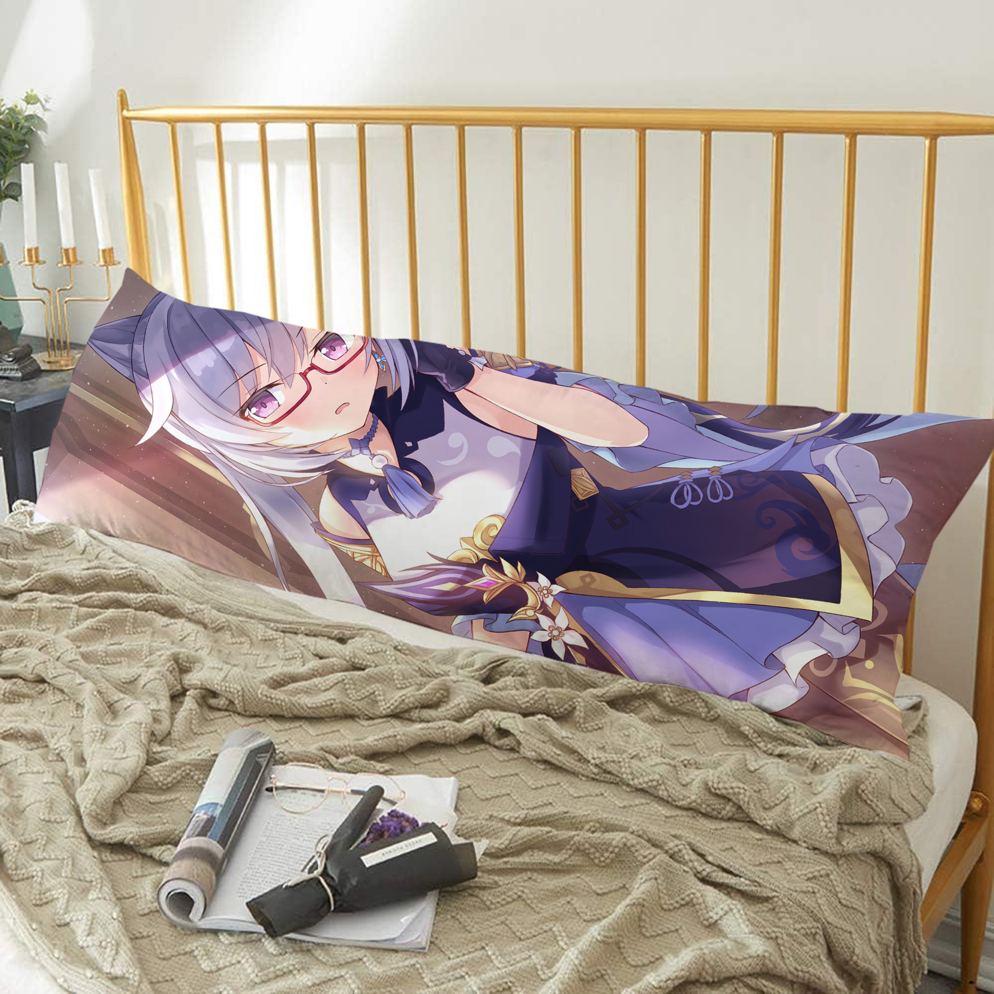 げんし神 genshin ロング抱き枕カバー 両面プリントタイプ（サイズ選択可）