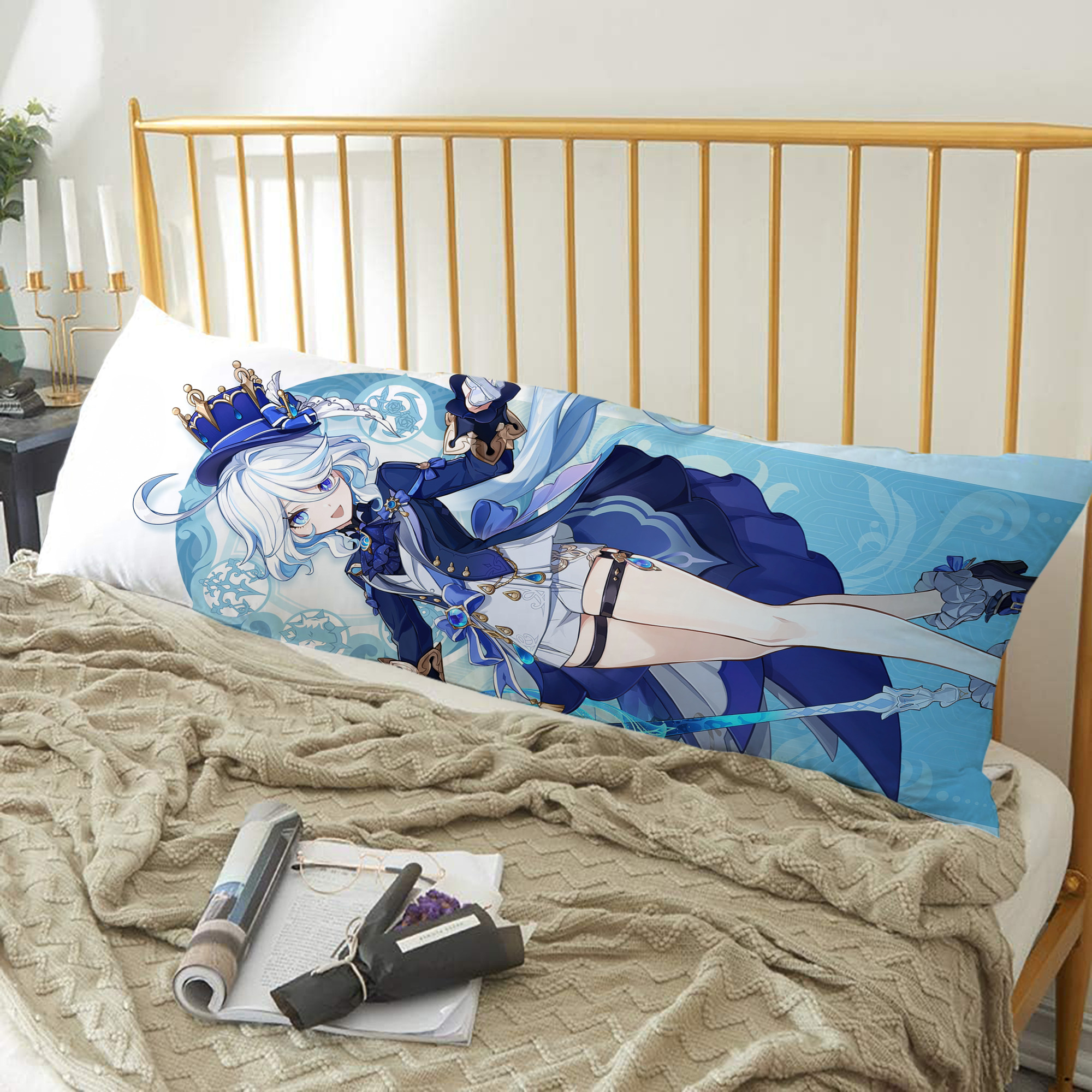 げんし神 genshin ロング抱き枕カバー 両面プリントタイプ（サイズ選択可）