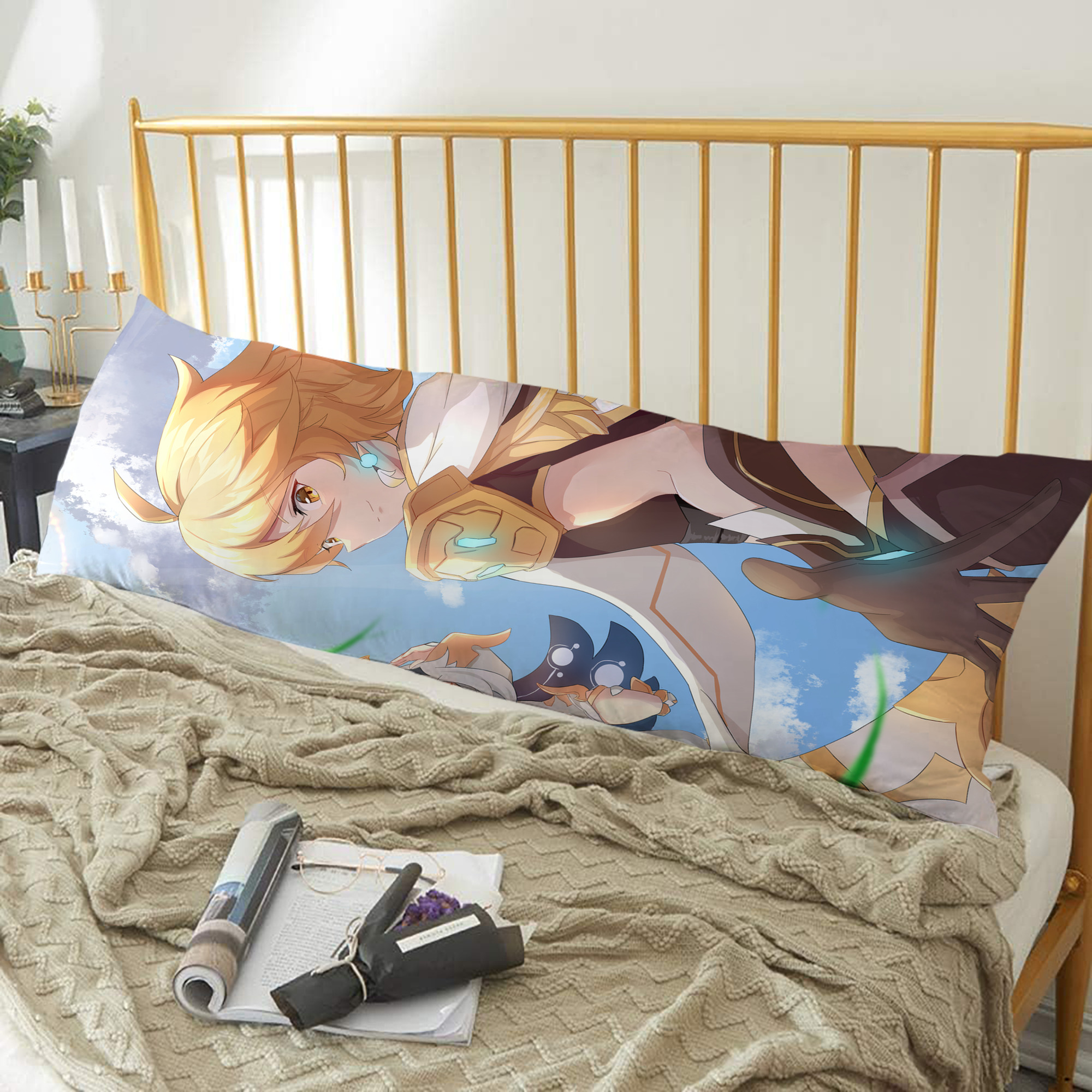 げんし神 genshin ロング抱き枕カバー 両面プリントタイプ（サイズ選択可）