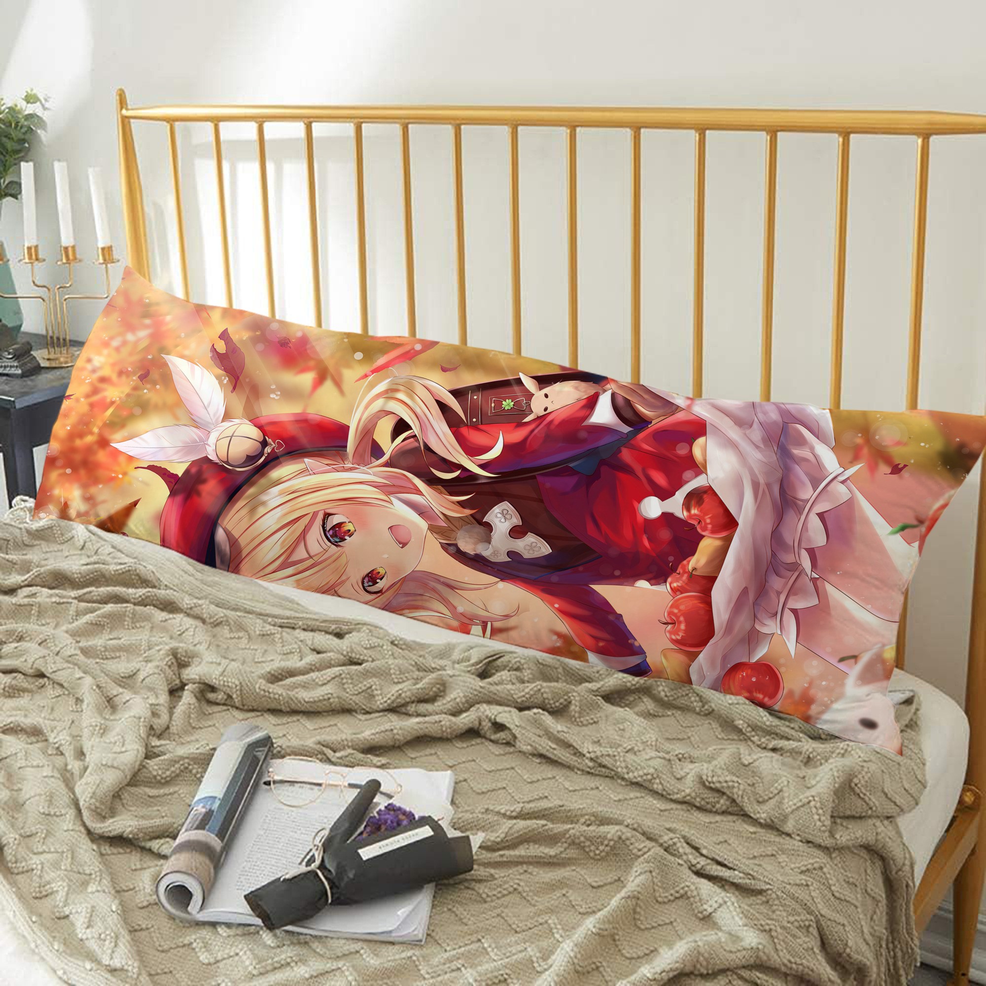 げんし神 genshin ロング抱き枕カバー 両面プリントタイプ（サイズ選択可）