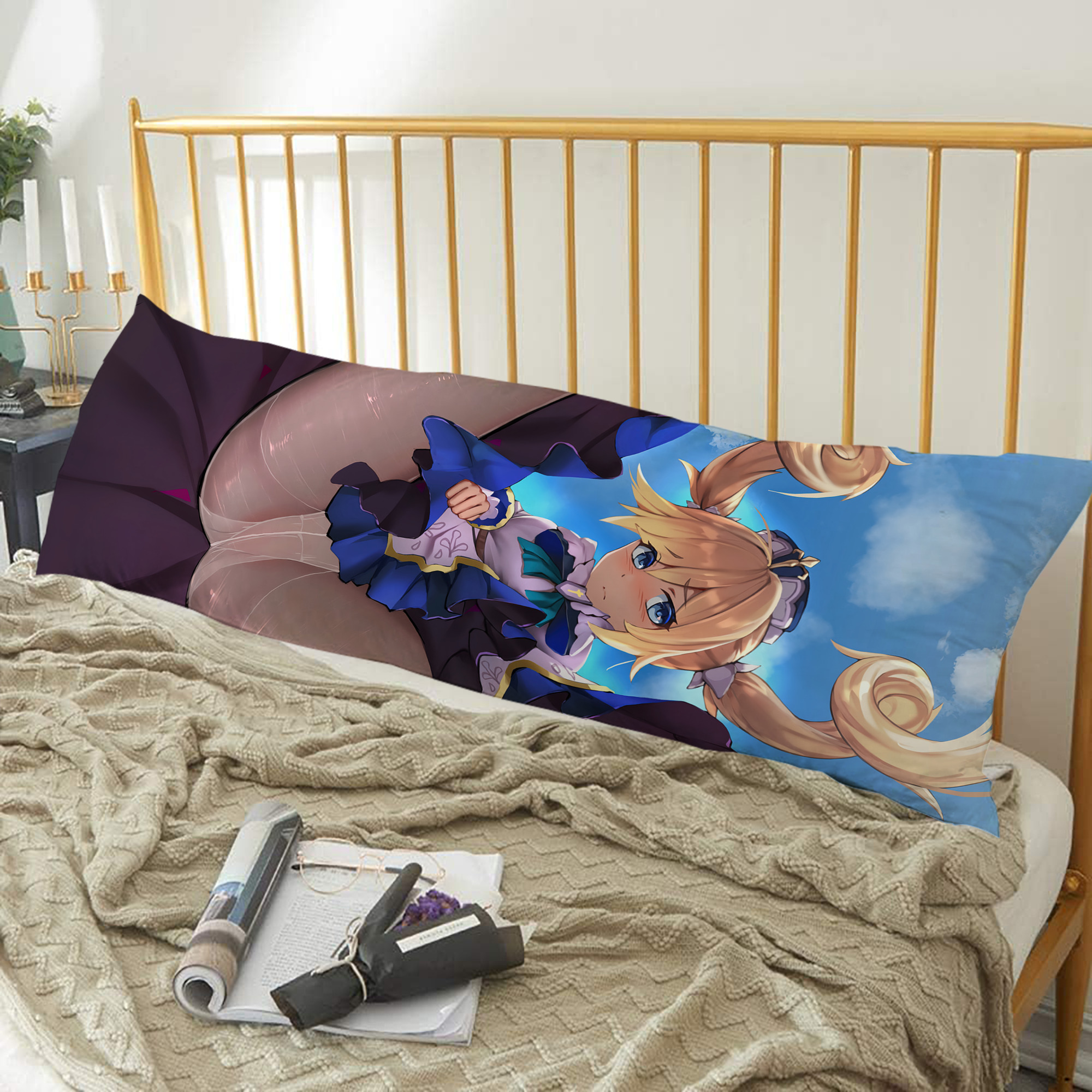 げんし神 genshin ロング抱き枕カバー 両面プリントタイプ（サイズ選択可）