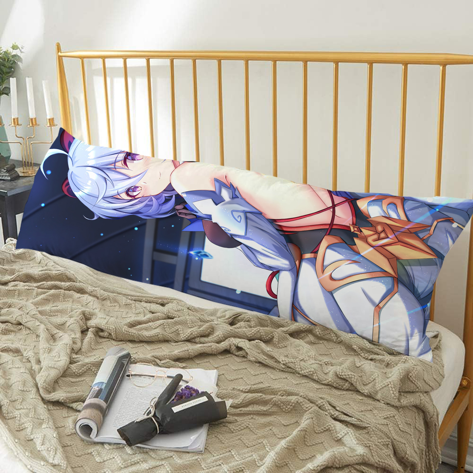 げんし神 genshin ロング抱き枕カバー 両面プリントタイプ（サイズ選択可）