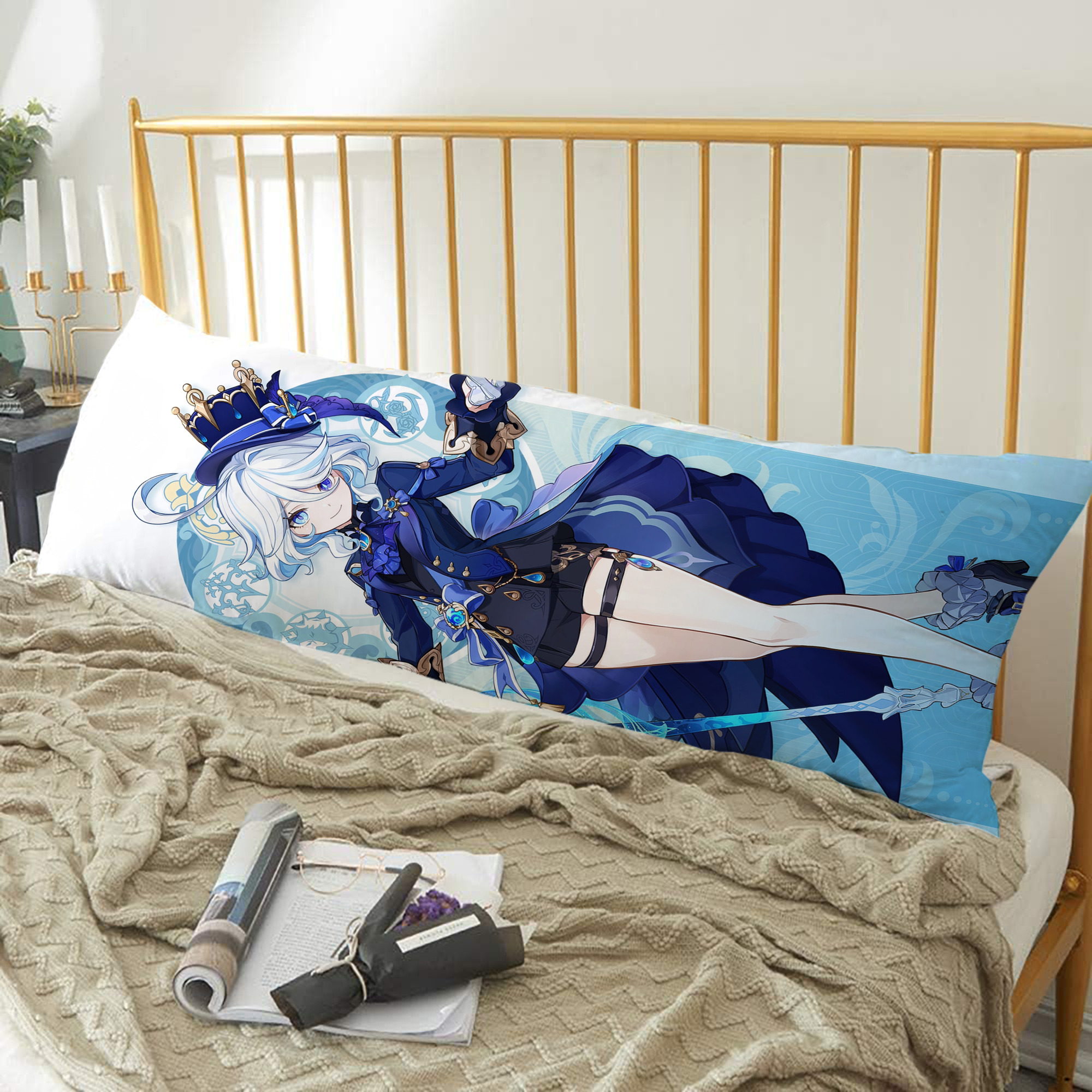 げんし神 genshin ロング抱き枕カバー 両面プリントタイプ（サイズ選択可）