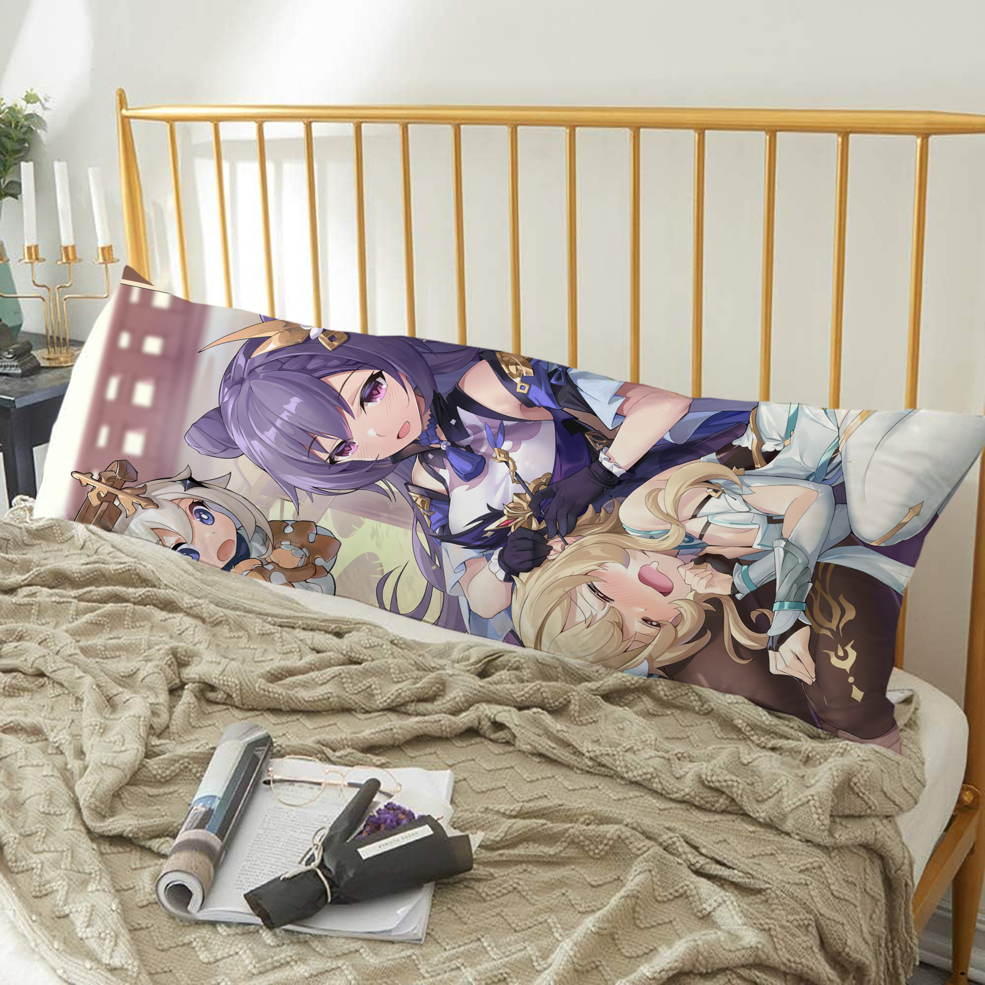 げんし神 genshin ロング抱き枕カバー 両面プリントタイプ（サイズ選択可）