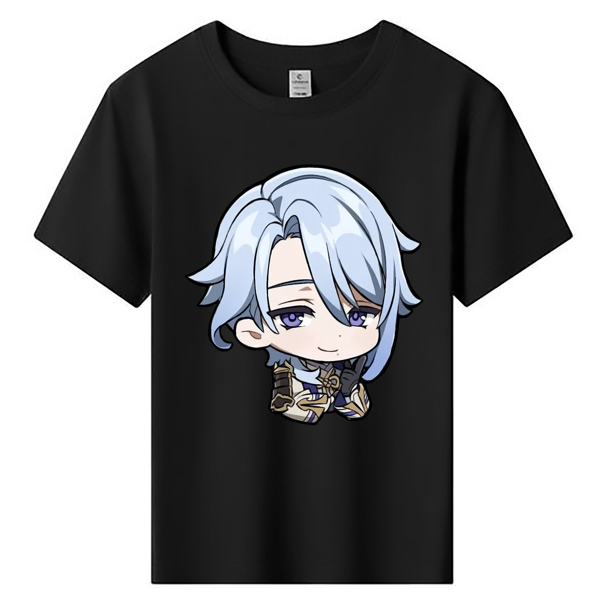 げんし神 神里綾人 かみさとあやと genshin Kamisato Ayato 綿100％キッズTシャツ（フロントプリント）