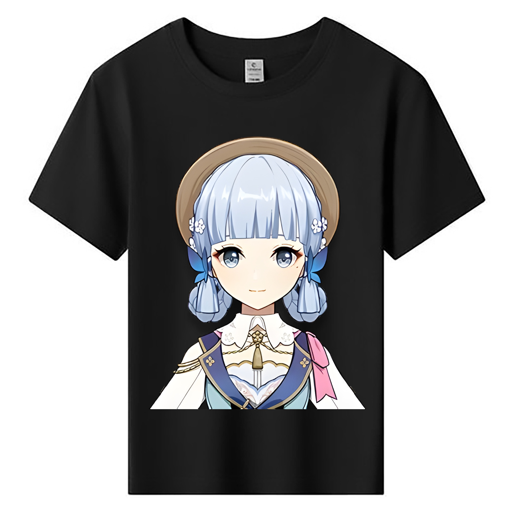 げんし神 神里綾華 神宮寺レン genshin Kamimiya Ren 綿100％キッズTシャツ（フロントプリント）