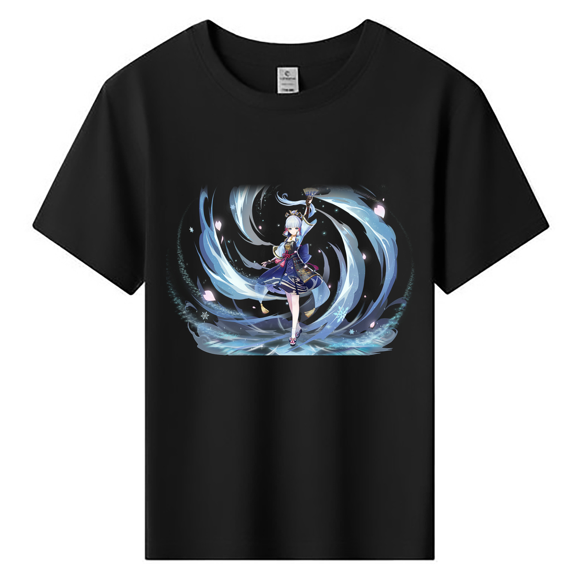 げんし神 神里綾華 神宮寺レン genshin Kamimiya Ren 綿100％キッズTシャツ（フロントプリント）