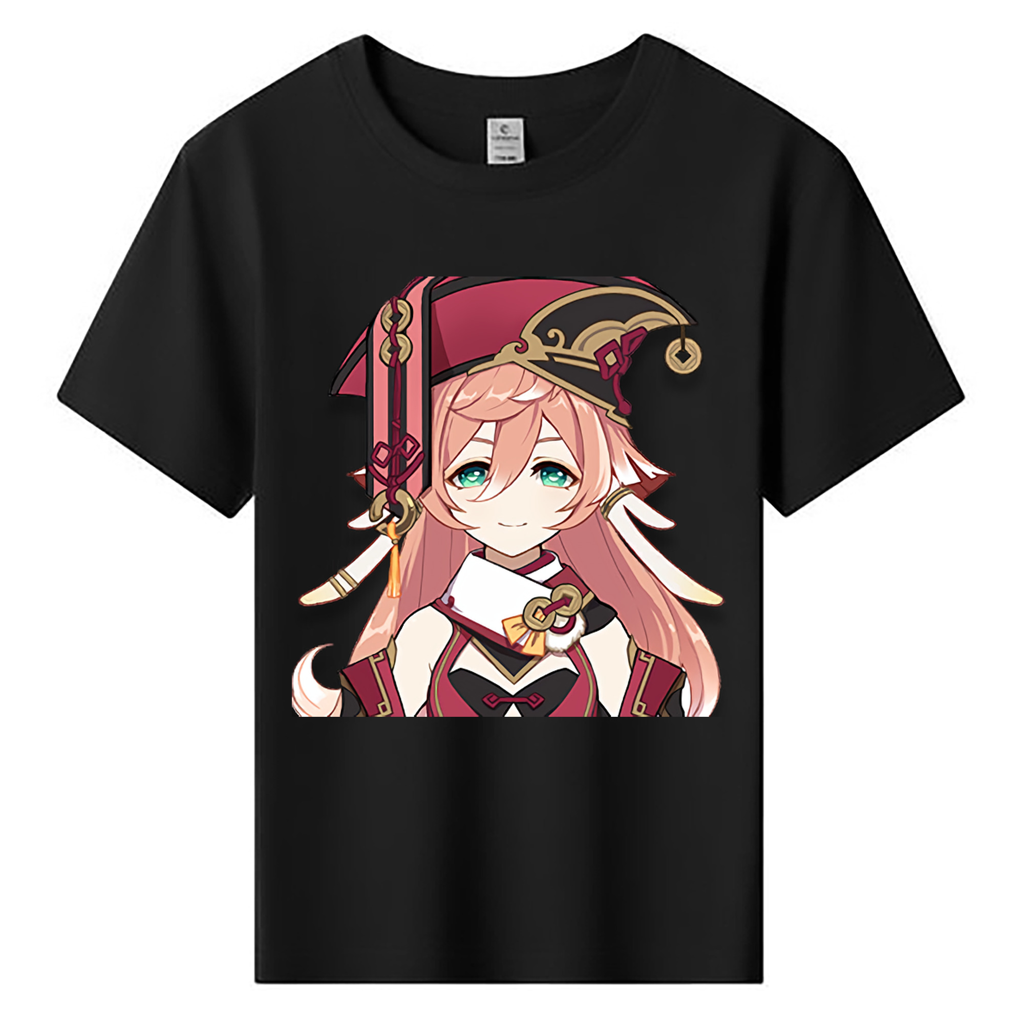 げんし神 ヤンフェイ genshin Yanfei 綿100％キッズTシャツ（フロントプリント）