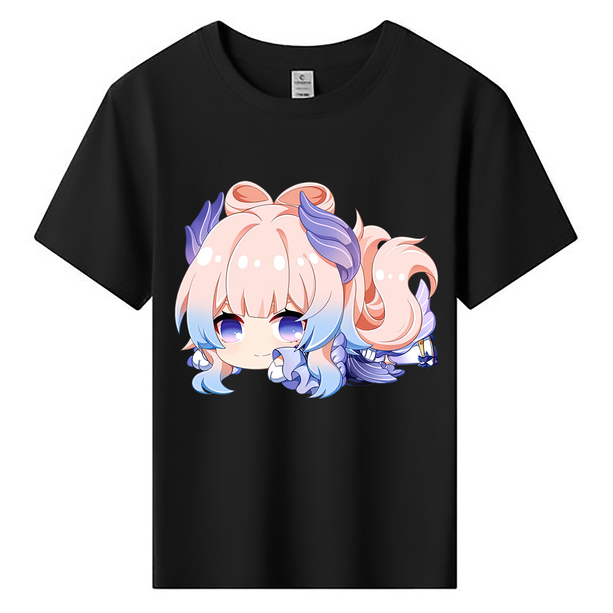 げんし神 珊瑚宮心海 サンゴノミヤ・ココミ genshin Sangonomiya Kokomi 綿100％キッズTシャツ（フロントプリント）