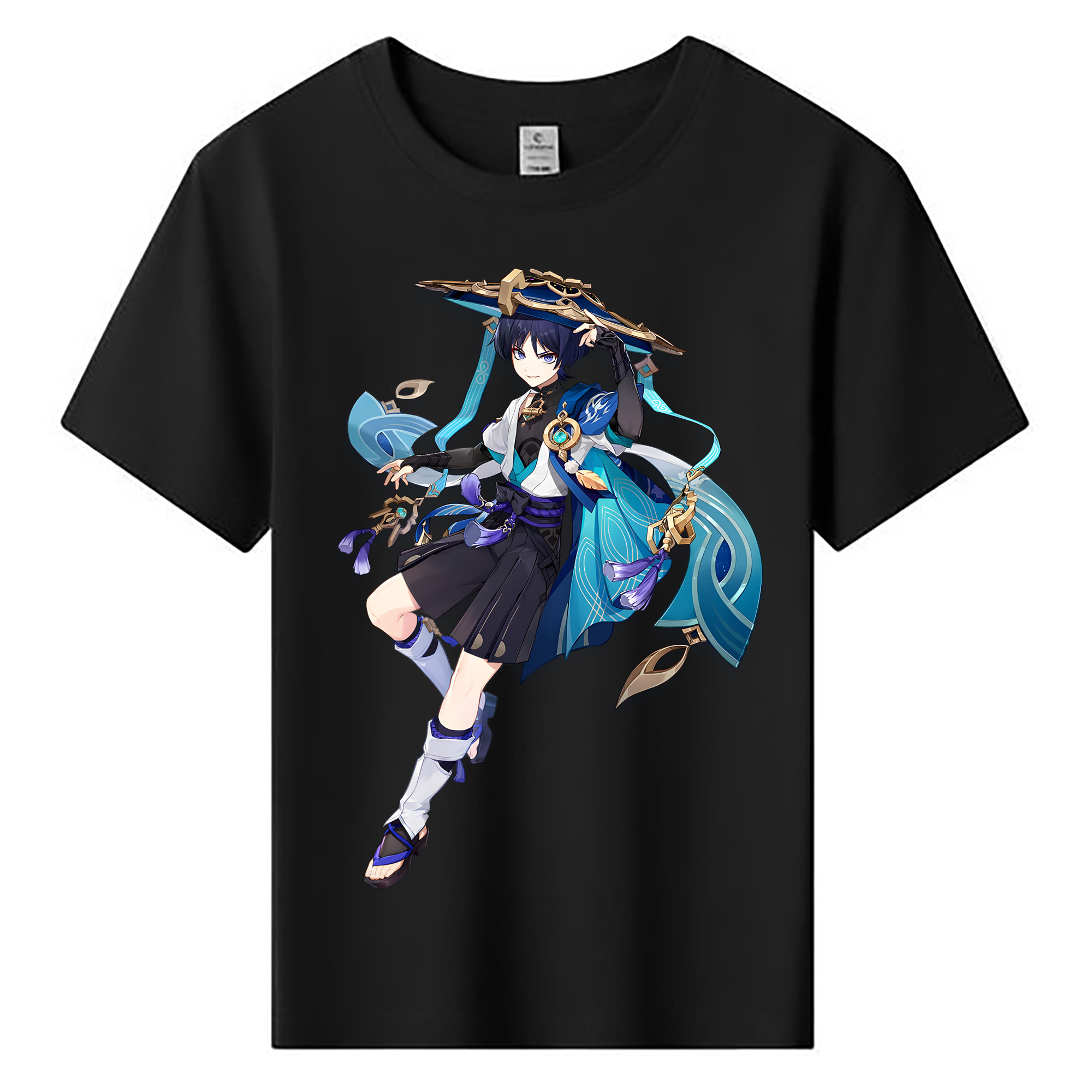 げんし神 さんペい genshin Sanpei 綿100％キッズTシャツ（フロントプリント）