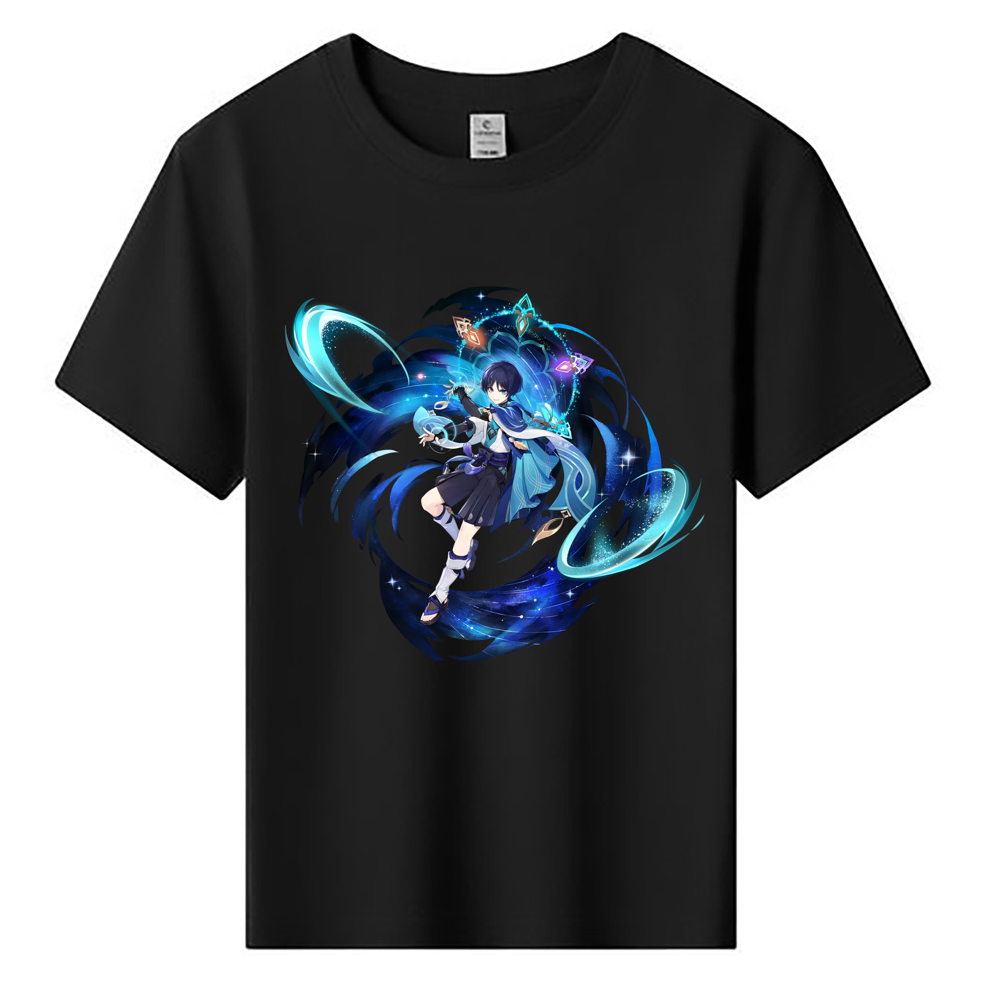 げんし神 さんペい genshin Sanpei 綿100％キッズTシャツ（フロントプリント）