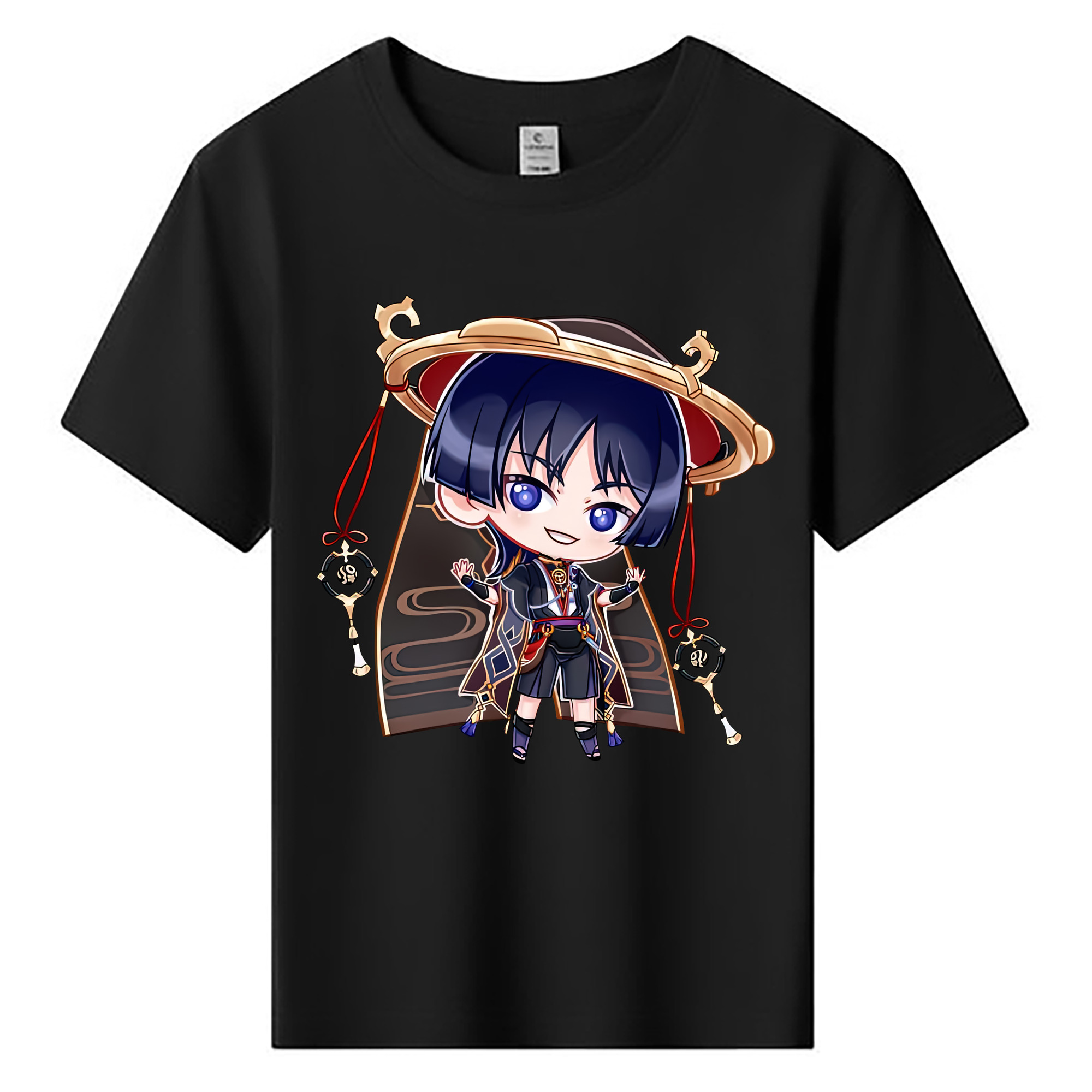 げんし神 さんペい genshin Sanpei 綿100％キッズTシャツ（フロントプリント）