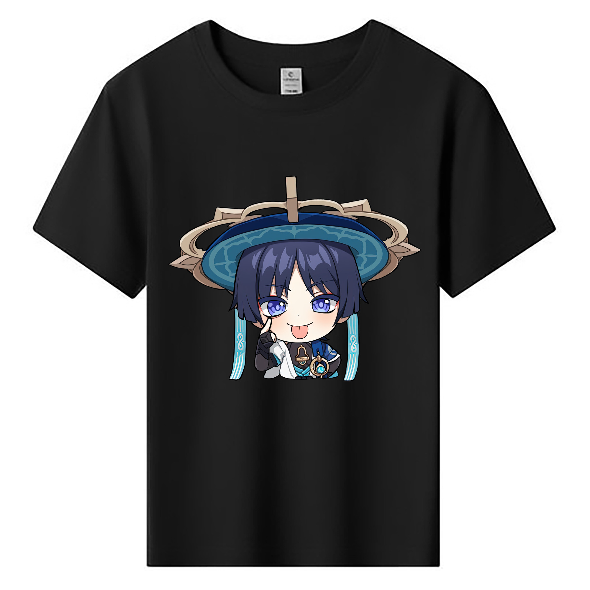 げんし神 さんペい genshin Sanpei 綿100％キッズTシャツ（フロントプリント）