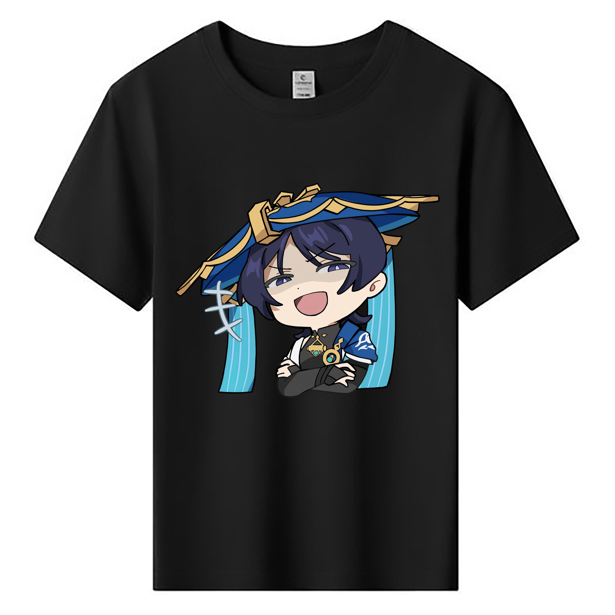 げんし神 さんペい genshin Sanpei 綿100％キッズTシャツ（フロントプリント）