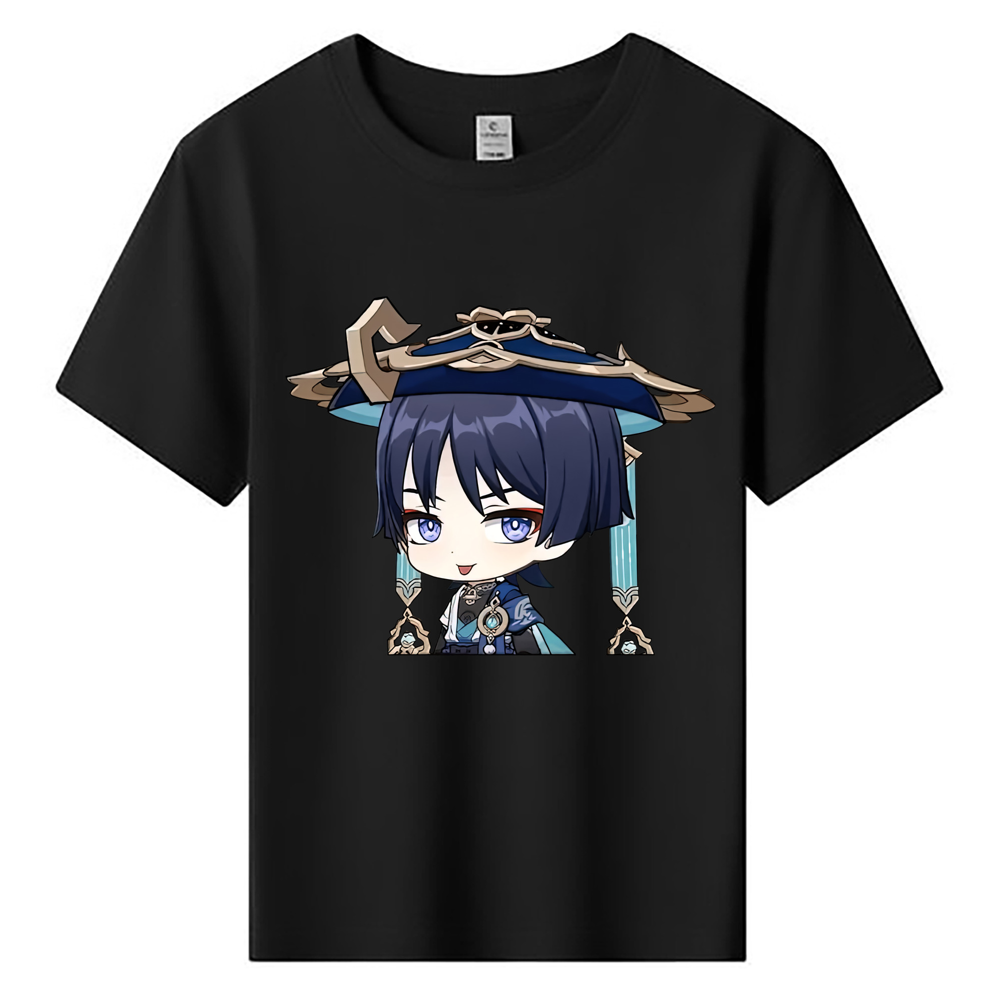 げんし神 さんペい genshin Sanpei 綿100％キッズTシャツ（フロントプリント）