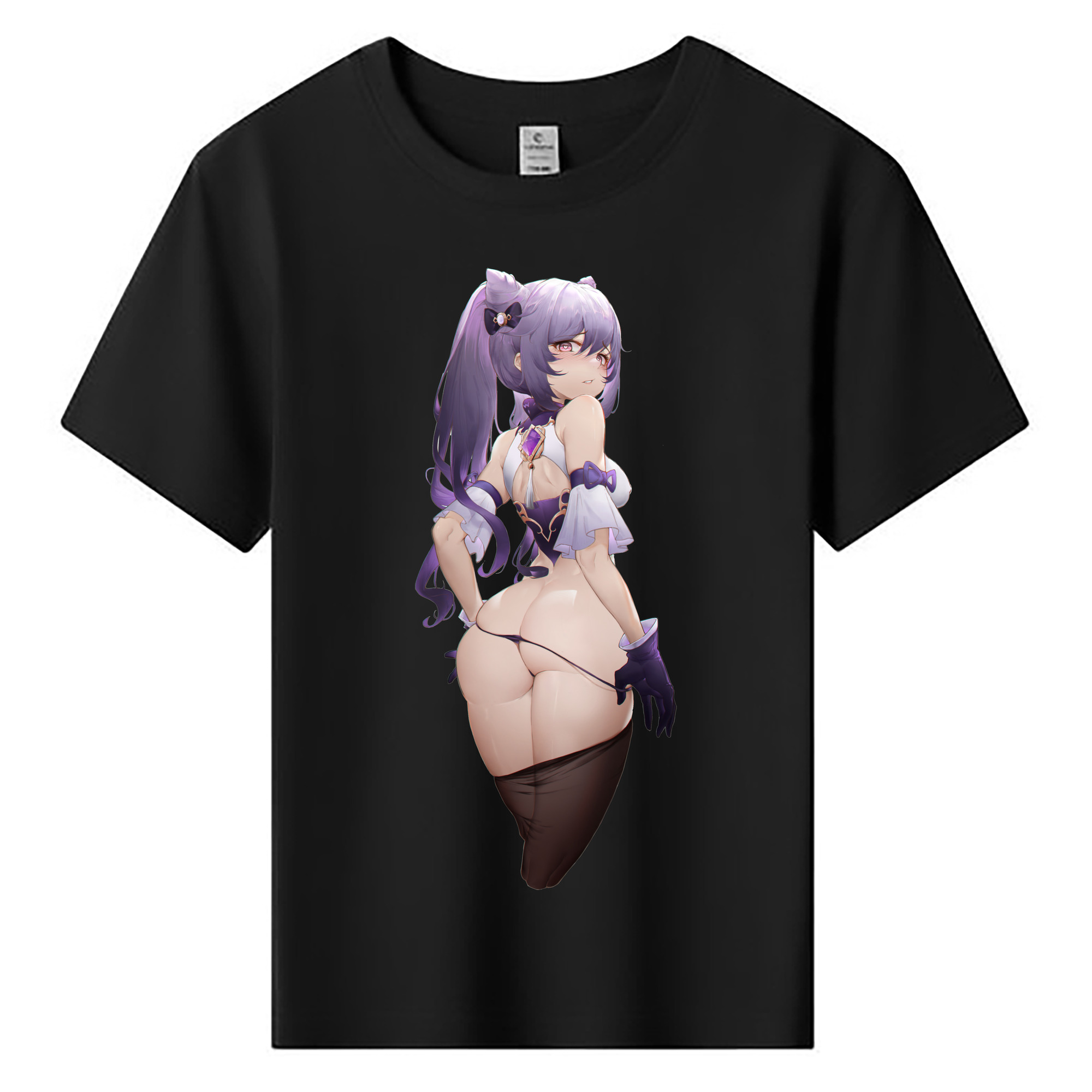 げんし神 刻晴 こくせい genshin Kokusei 綿100％キッズTシャツ（フロントプリント）